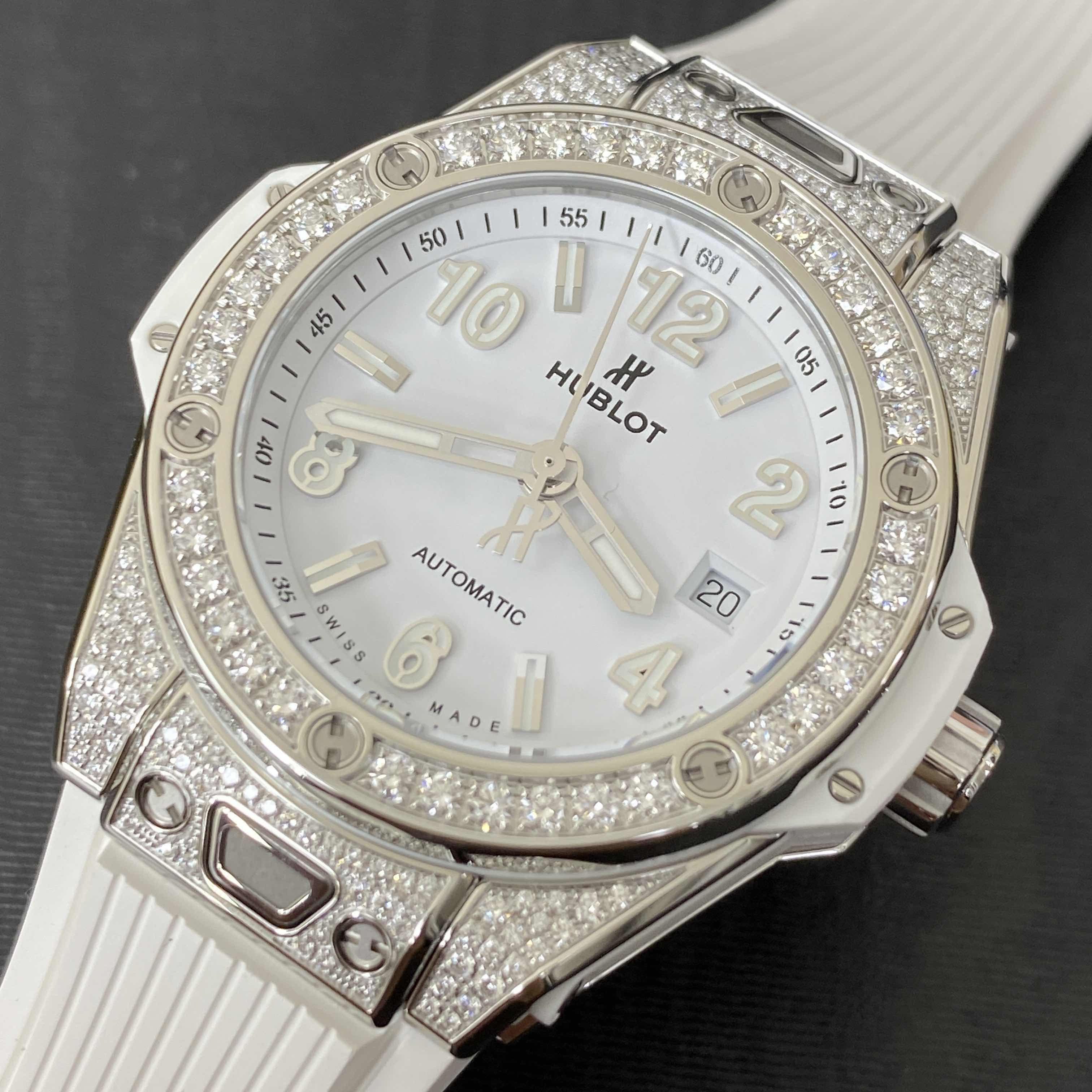 Hublot 485.SE.2010.RW.1604 BIG BANG Automatic Stainless Steel & Diamonds