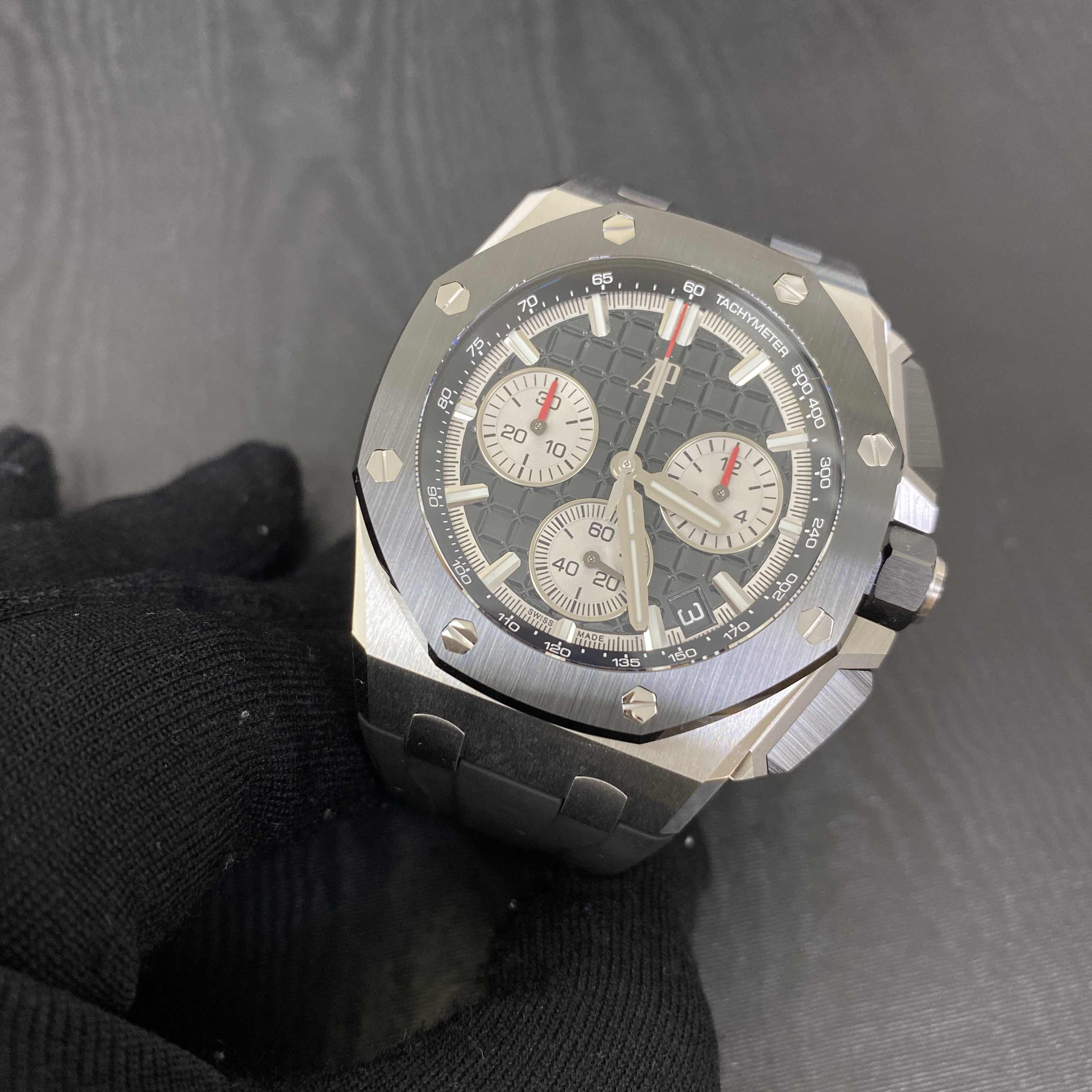 Audemars Piguet 26420SO.OO.A002CA.01 ROYAL OAK OFFSHORE Automatic Ceramic & Steel