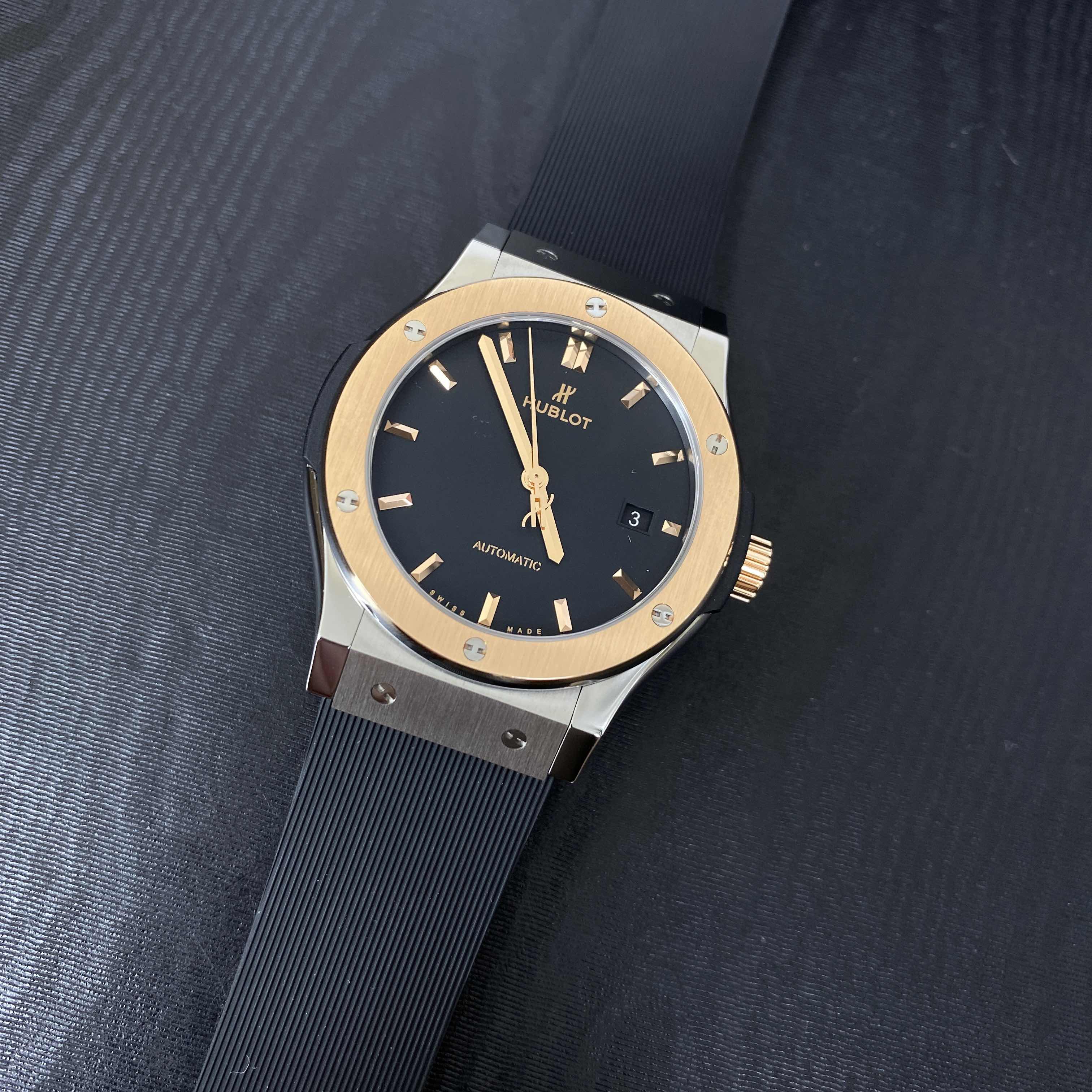 Hublot 542.NO.1181.RX CLASSIC FUSION Automatic 18kt Rose Gold & Titanium