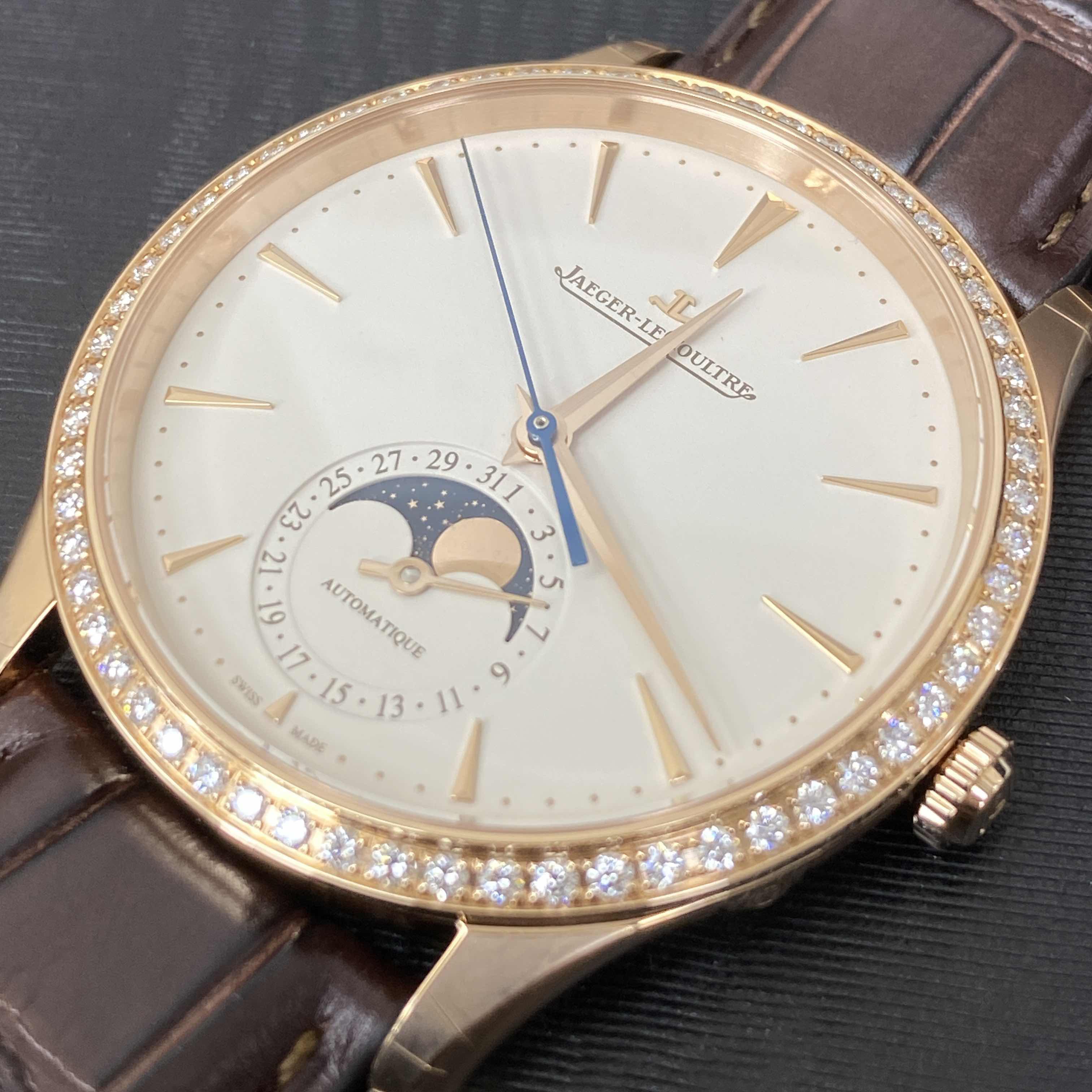 Jaeger-Lecoultre Q1362502 MASTER ULTRA THIN Automatic 18kt Rose Gold & Diamonds