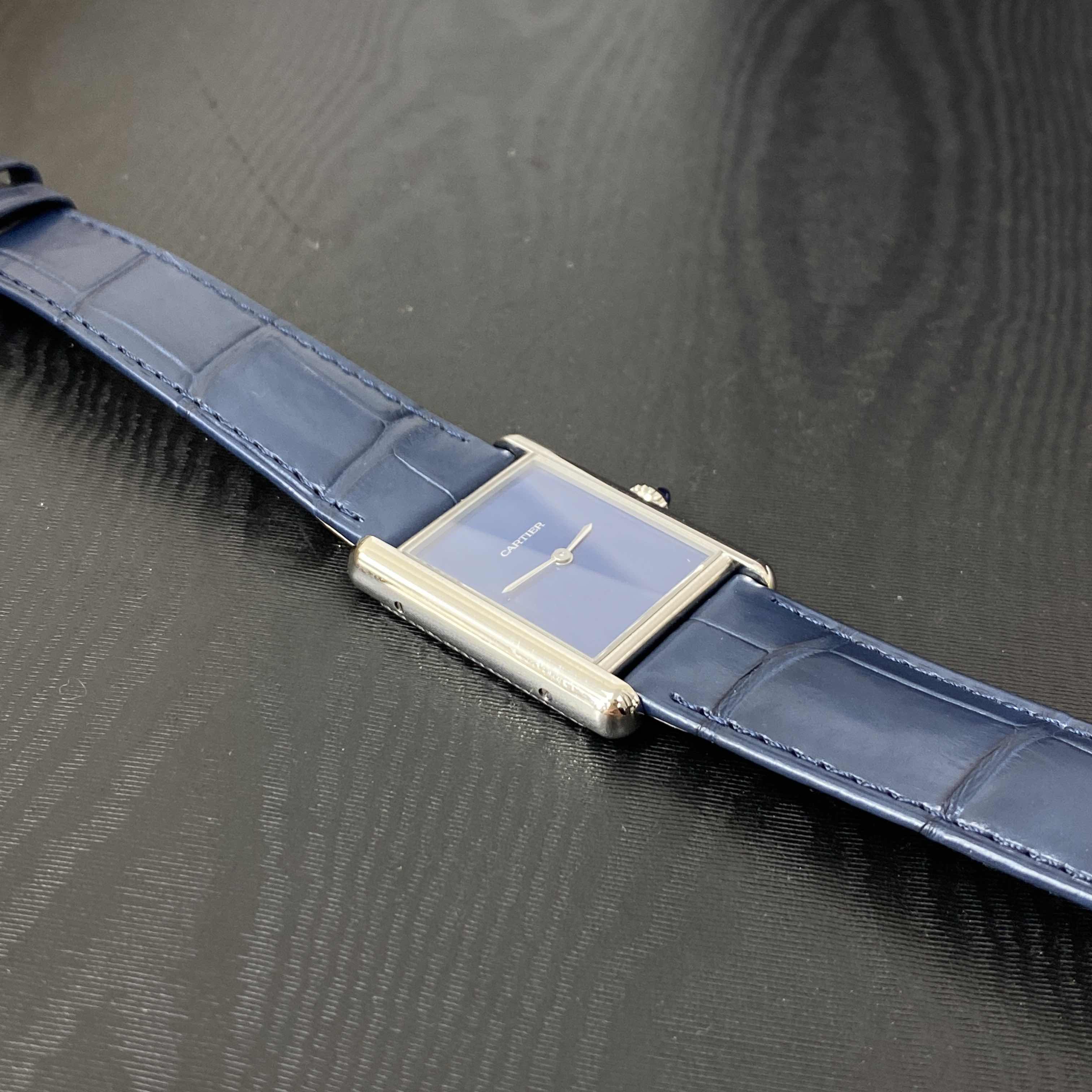 Cartier WSTA0055 TANK Quartz Stainless Steel