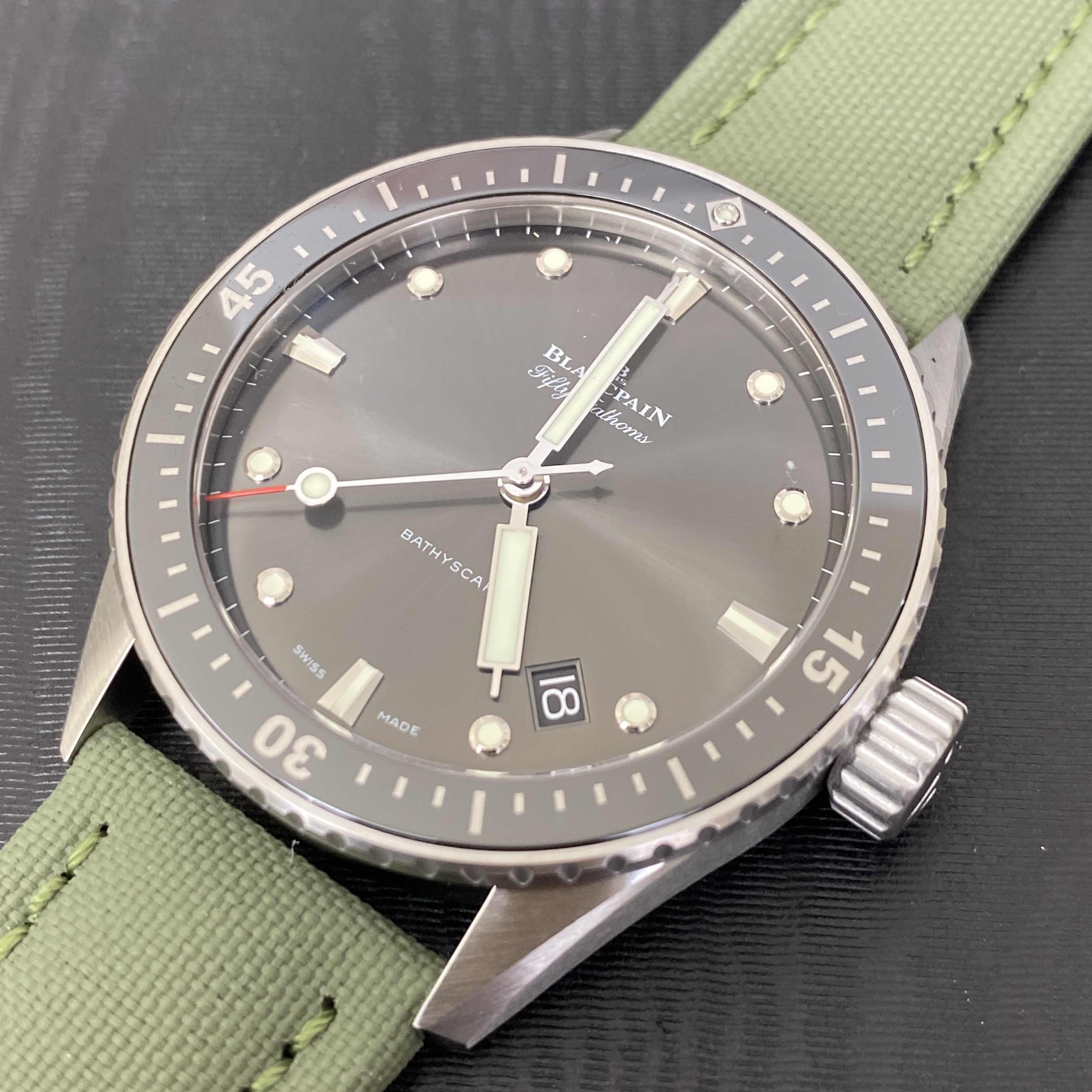 Blancpain 5000-1110-K52A FIFTY FATHOMS Automatic Stainless Steel