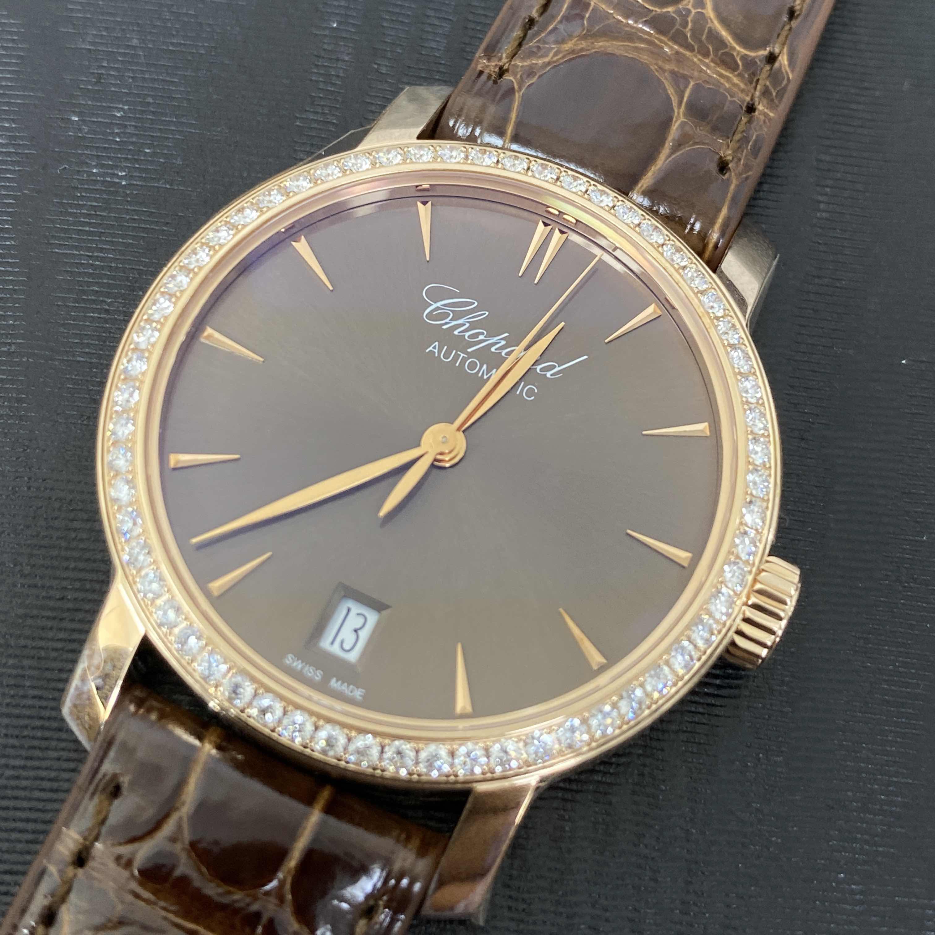Chopard 134200-5003 CLASSIQUE Automatic 18kt Rose Gold & Diamonds