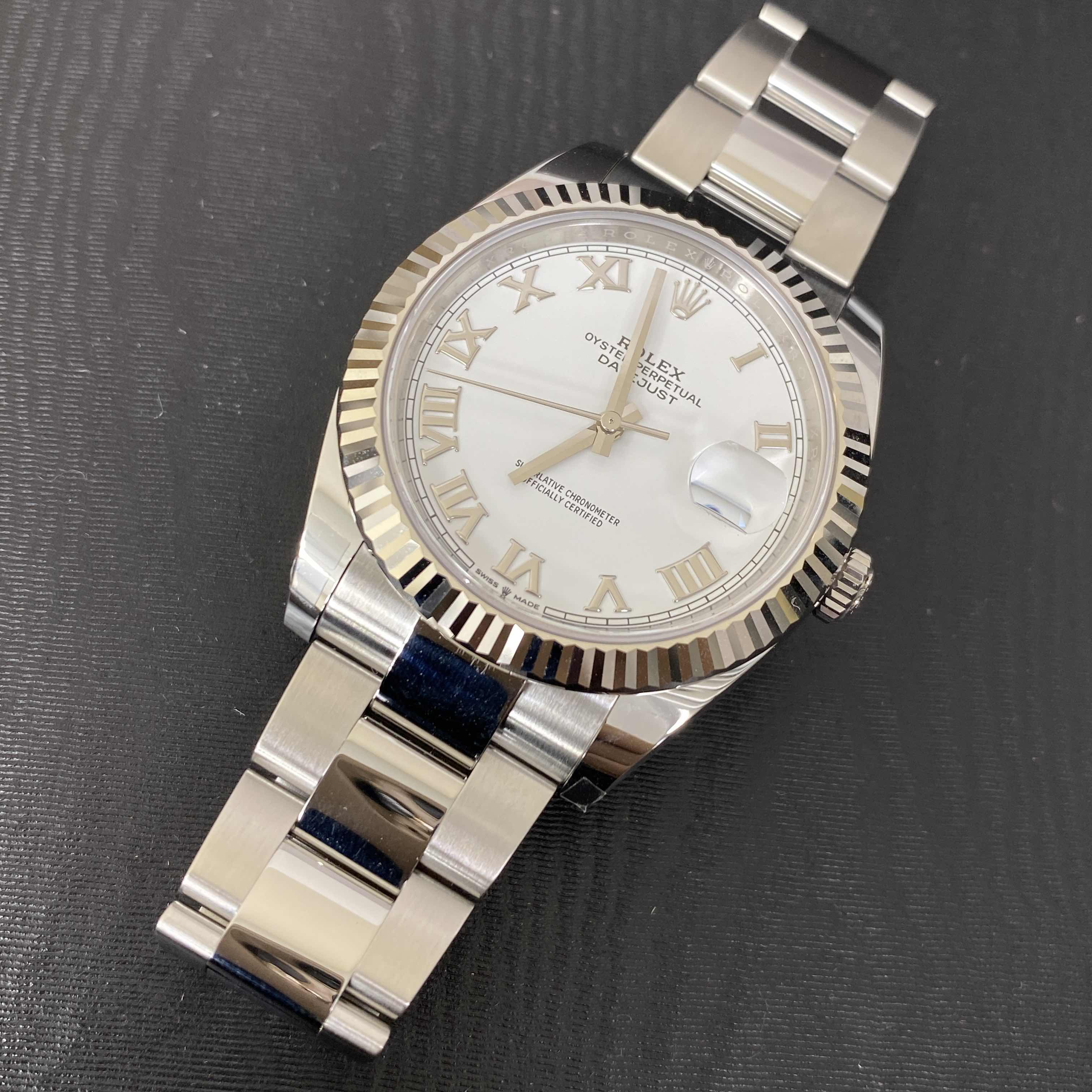 Rolex 126334-0023 DATEJUST Automatic 18kt White Gold & Steel