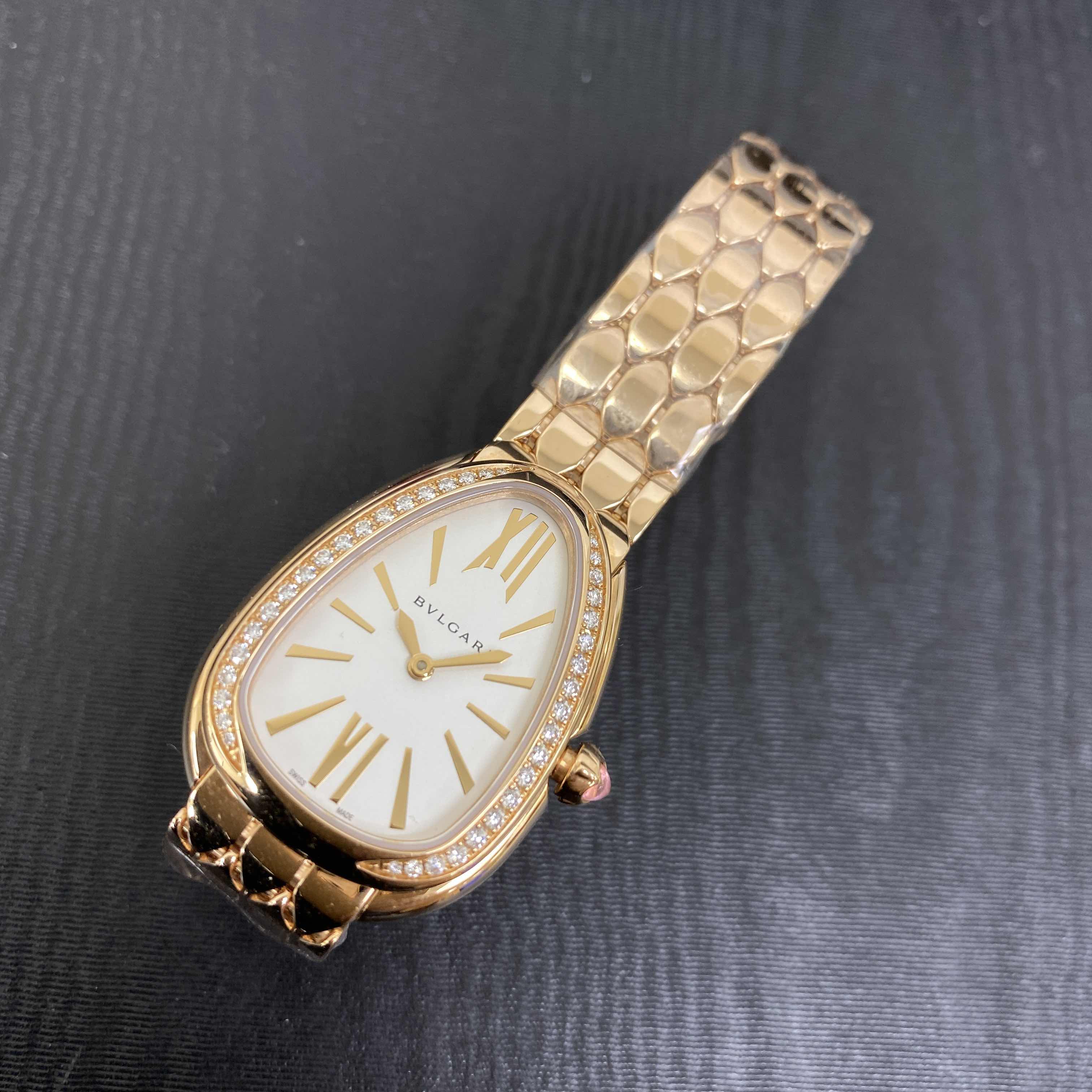 Bulgari 103146 SERPENTI SEDUTTORI Quartz 18kt Rose Gold & Diamonds
