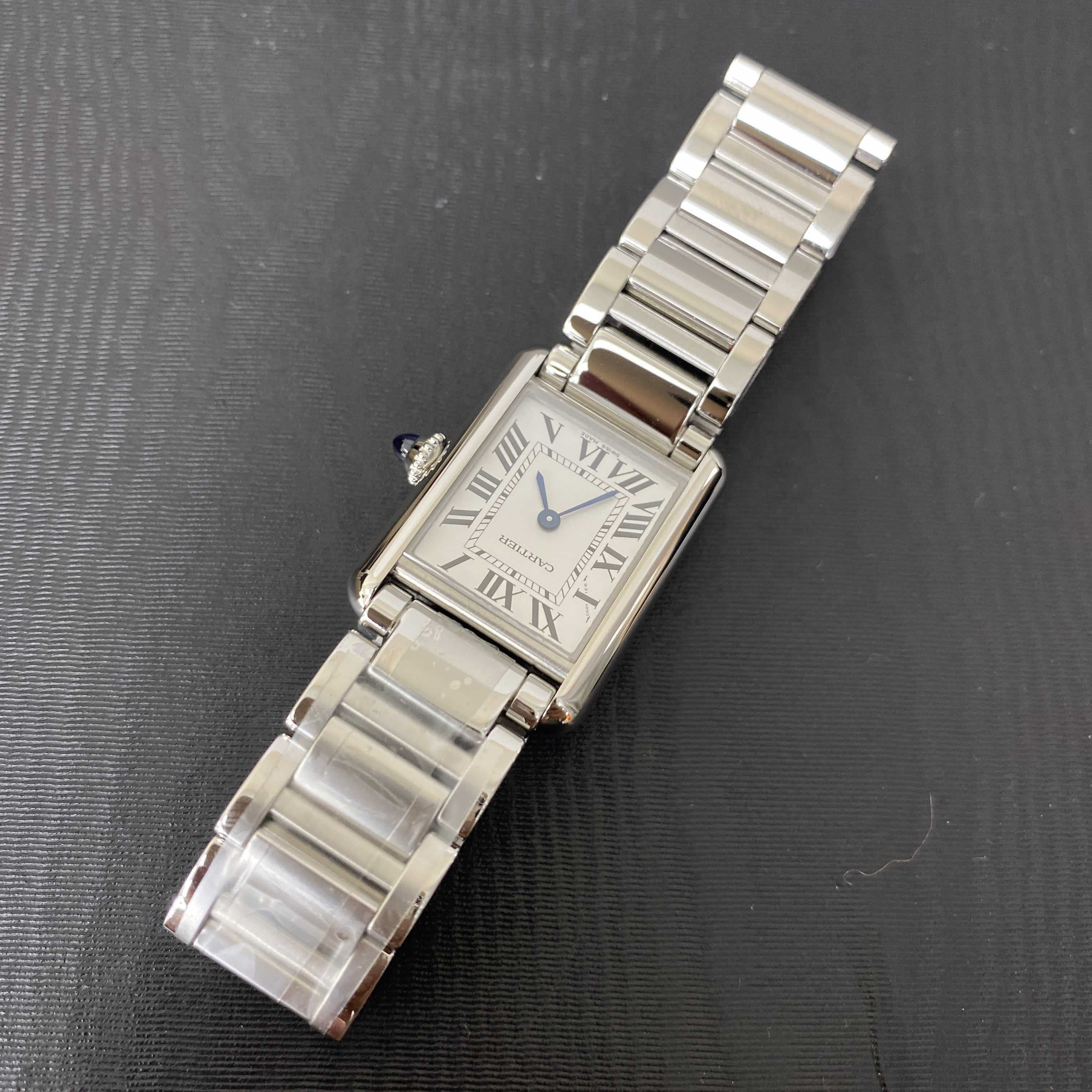 Cartier WSTA0051 TANK Quartz Stainless Steel