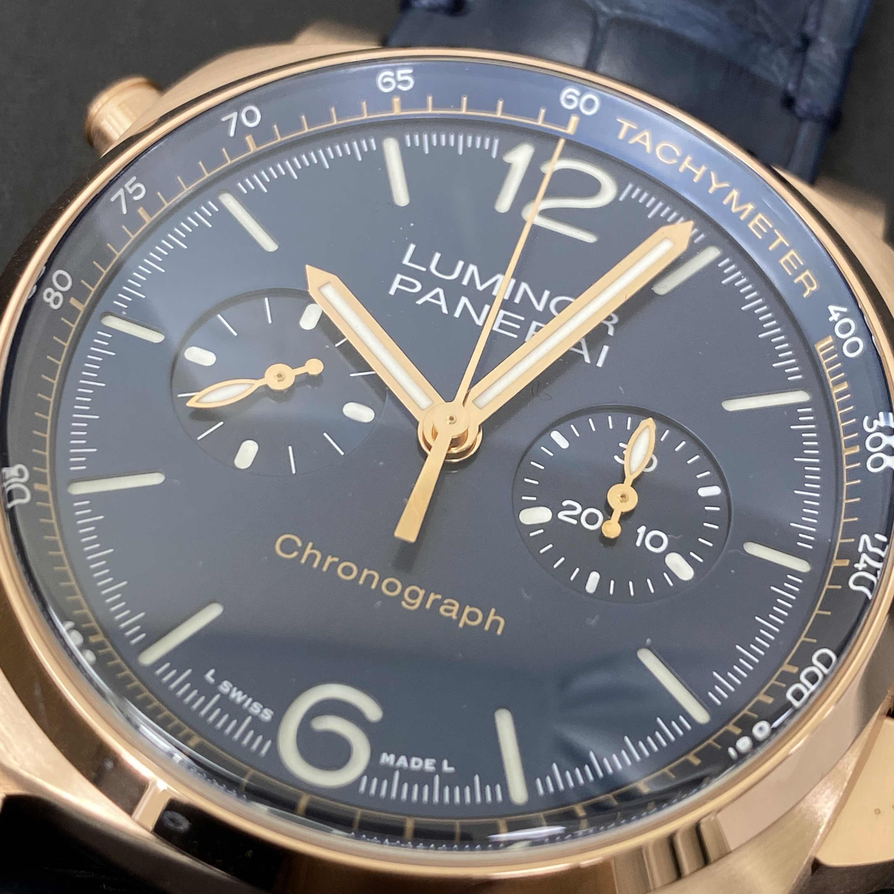 Panerai PAM01111 LUMINOR Manual Wind 18kt Rose Gold