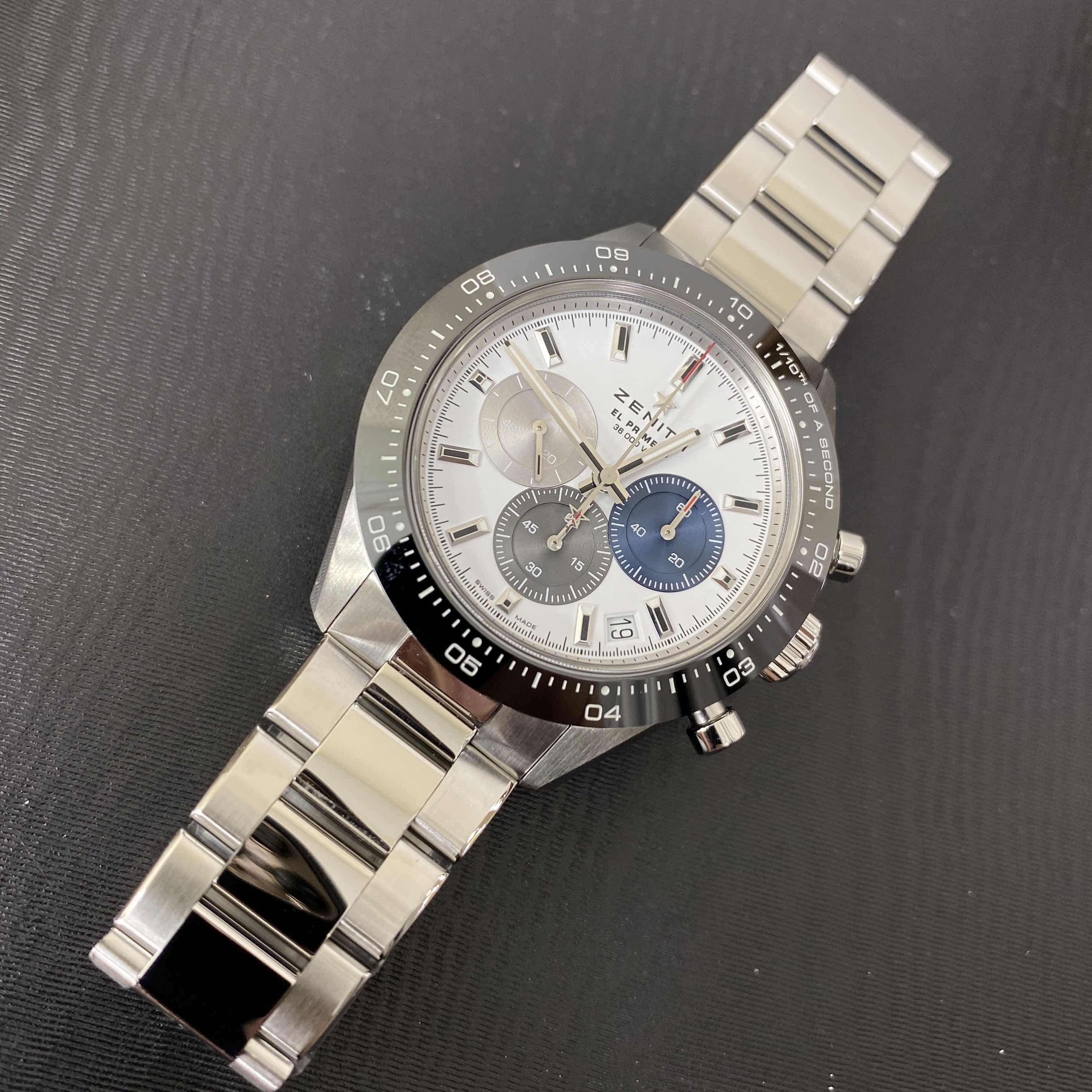 Zenith 03.3100.3600/21.M3100 CHRONOMASTER Automatic Ceramic & Steel