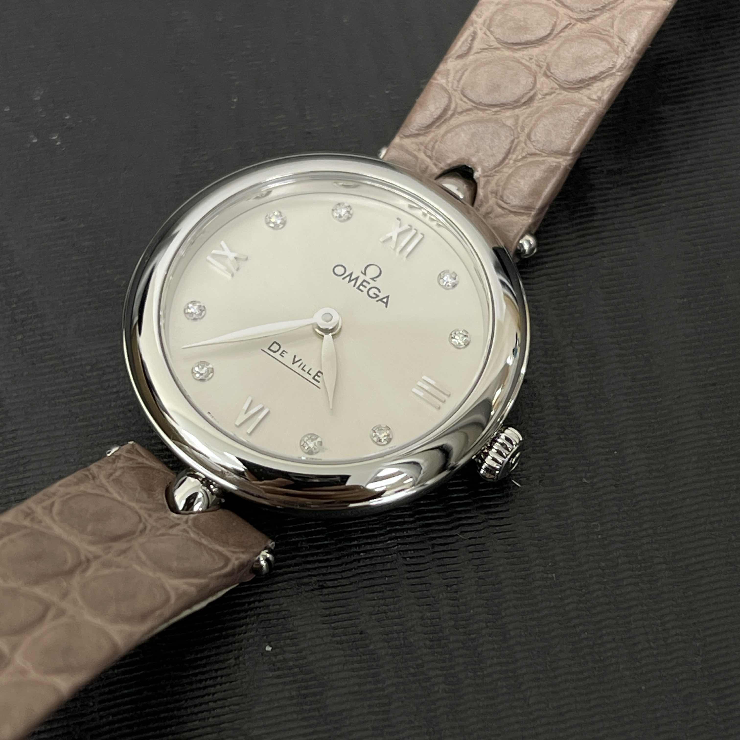 Omega 424.13.27.60.52.001 DE VILLE Quartz Stainless Steel
