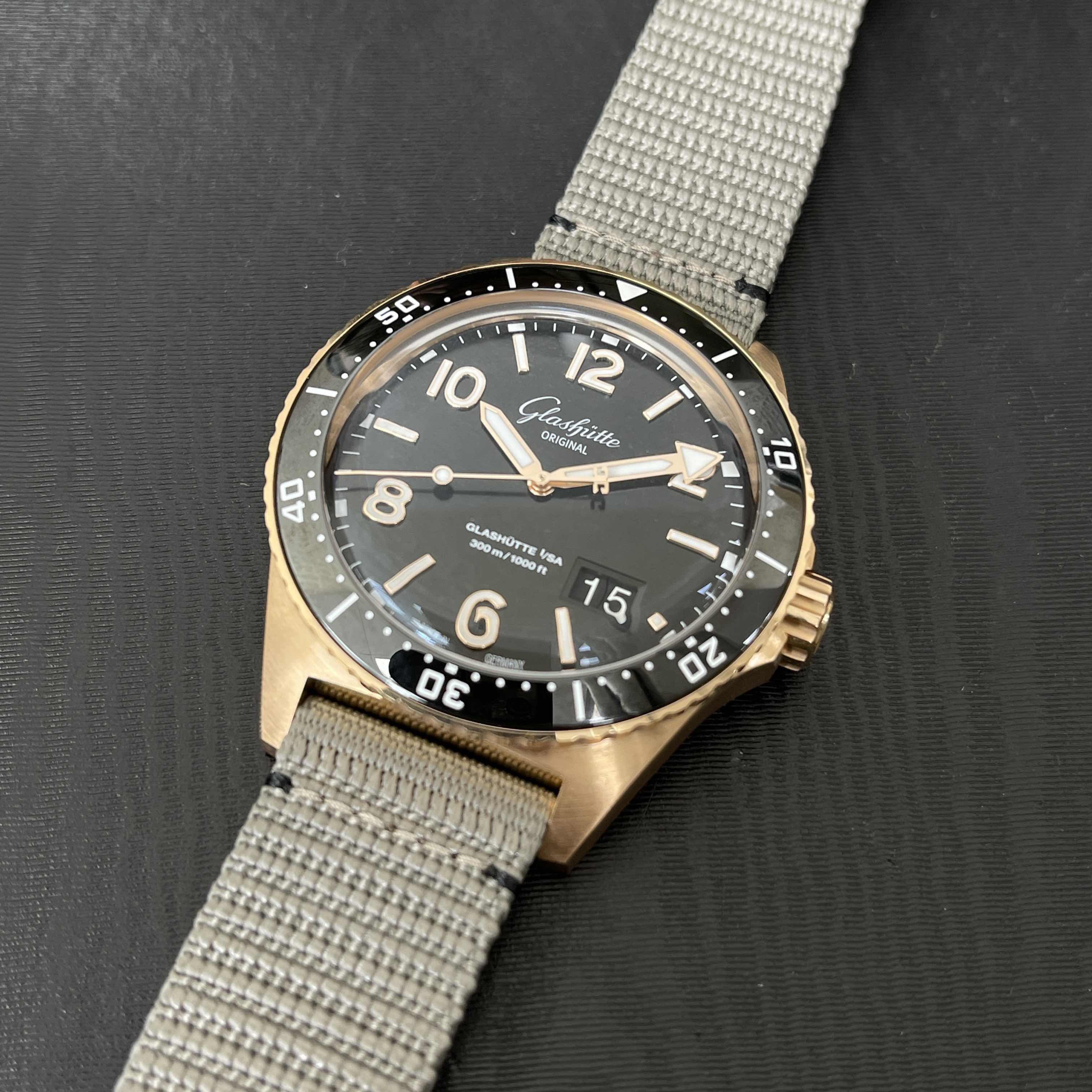 Glashutte 1-36-13-03-90-34 SPEZIALIST Automatic 18kt Rose Gold & Steel