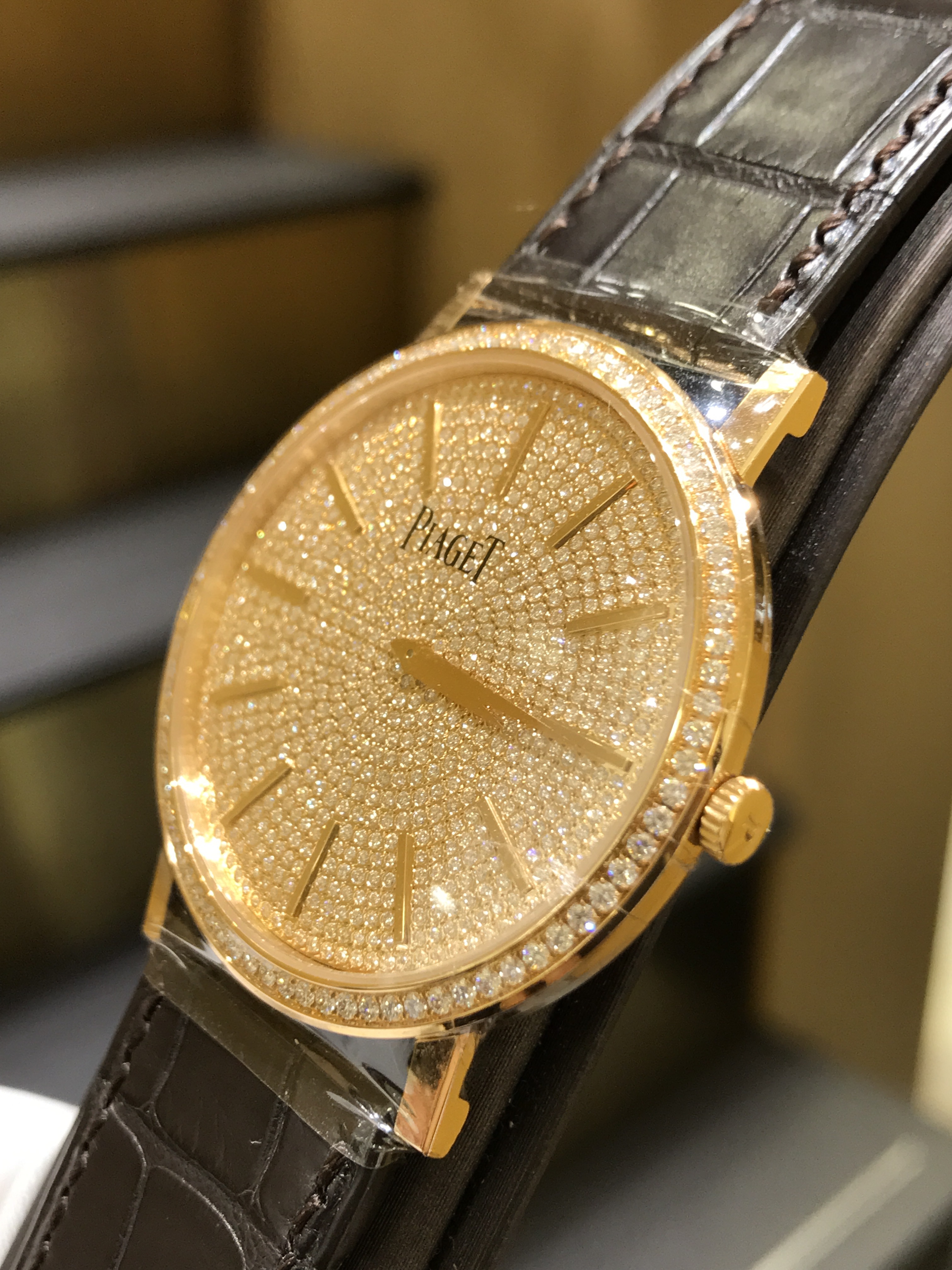 Piaget G0A38141 ALTIPLANO Manual Wind 18kt Rose Gold & Diamonds