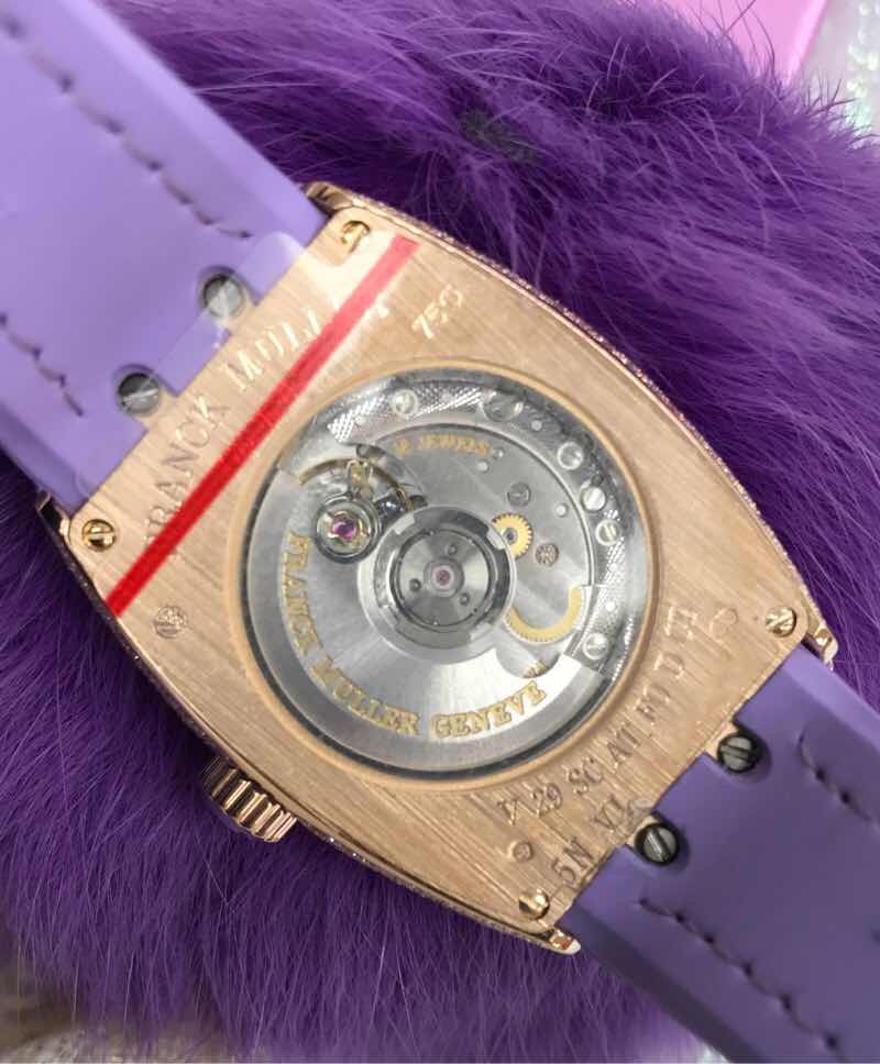 Franck Muller V 29 SC AT FO D CD (5N.VL) VANGUARD Automatic 18kt Rose Gold & Diamonds