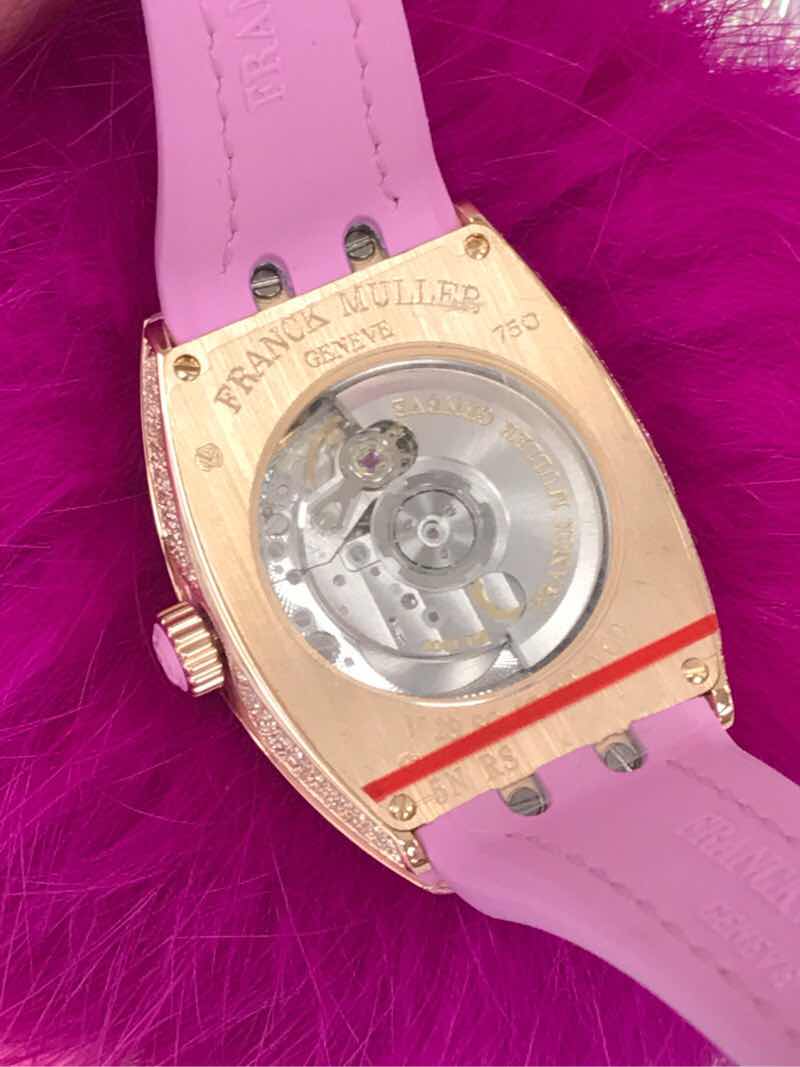 Franck Muller V 29 SC AT FO D CD (5N.RS) VANGUARD Automatic 18kt Rose Gold & Diamonds