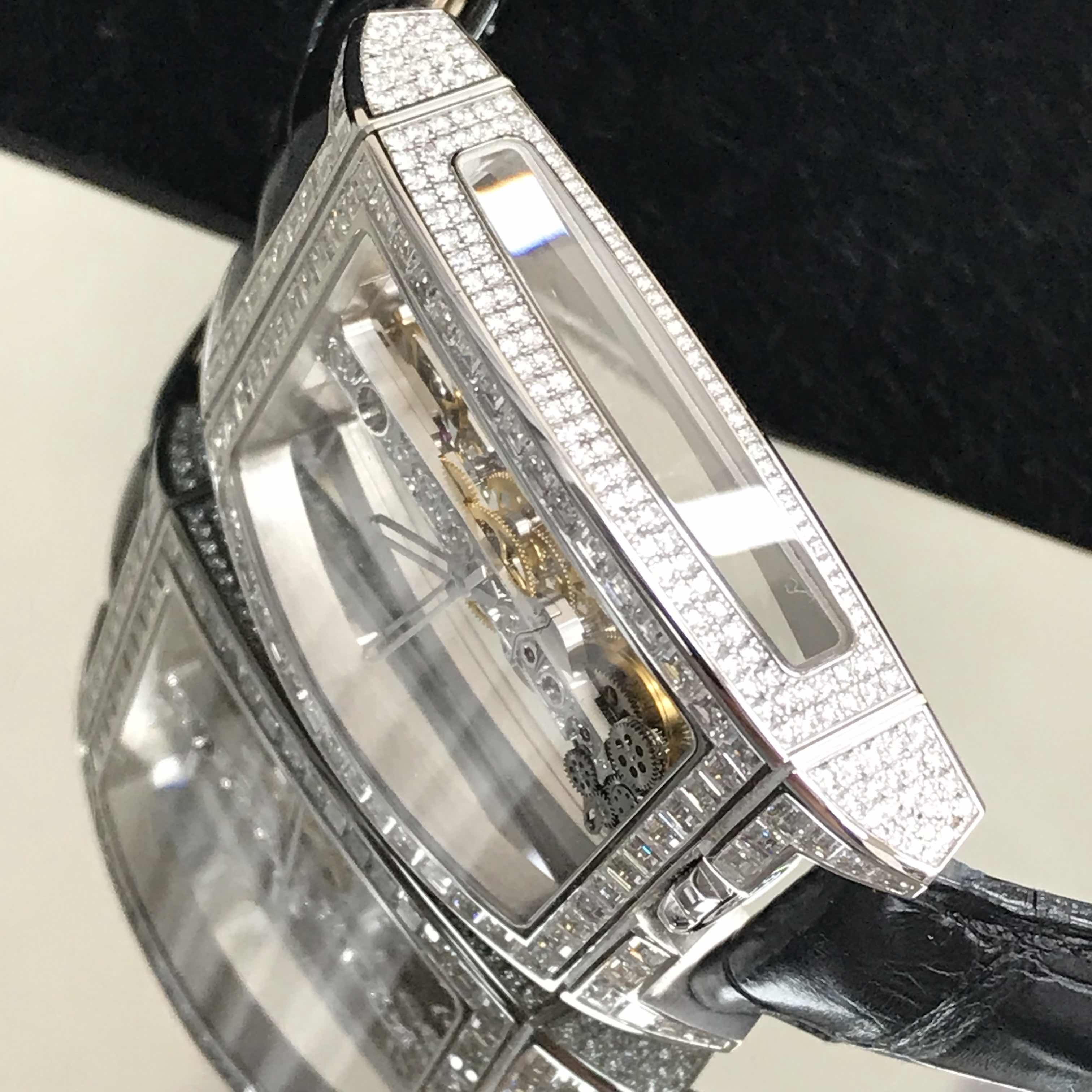 Corum 113.169.69/0001 0000 BRIDGE Manual Wind 18kt White Gold & Diamond
