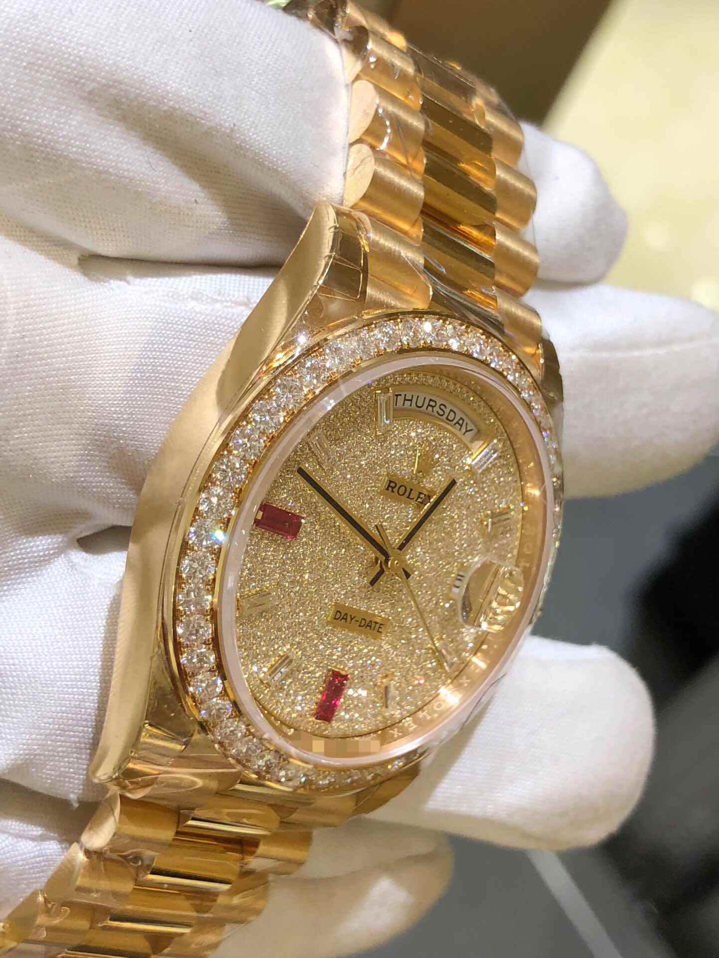 Rolex 228348RBR DAY-DATE Automatic 18kt Gold & Diamond