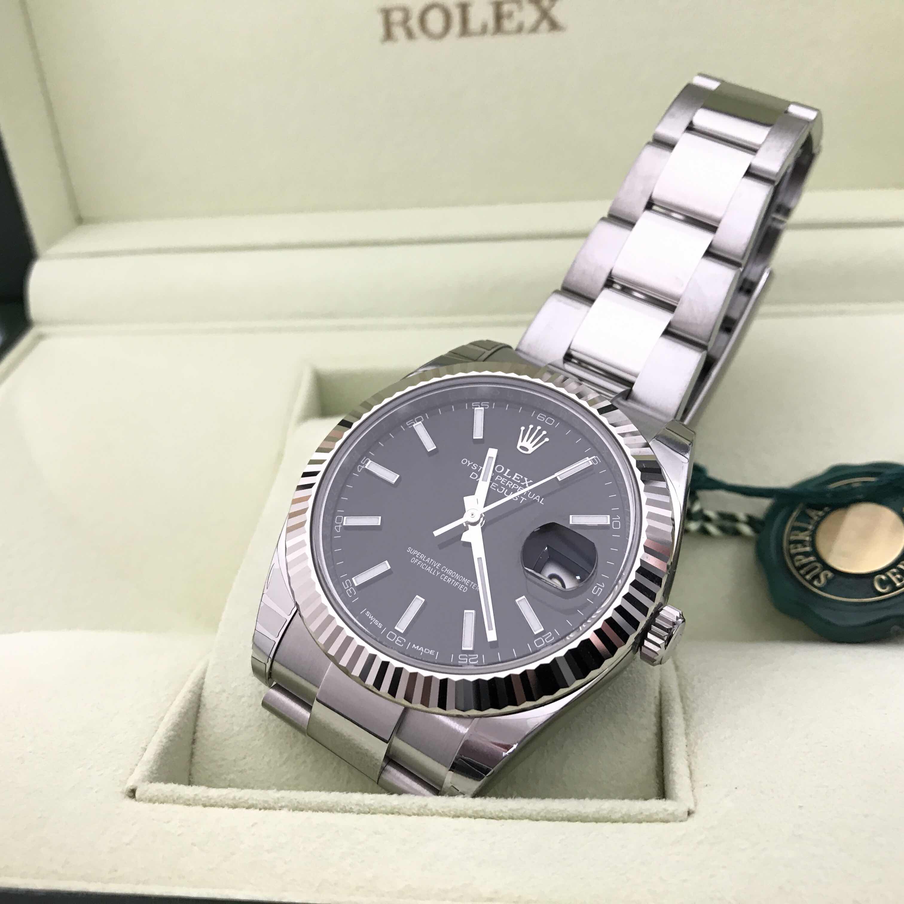 Rolex 126334-0017 DATEJUST Automatic 18kt White Gold & Steel