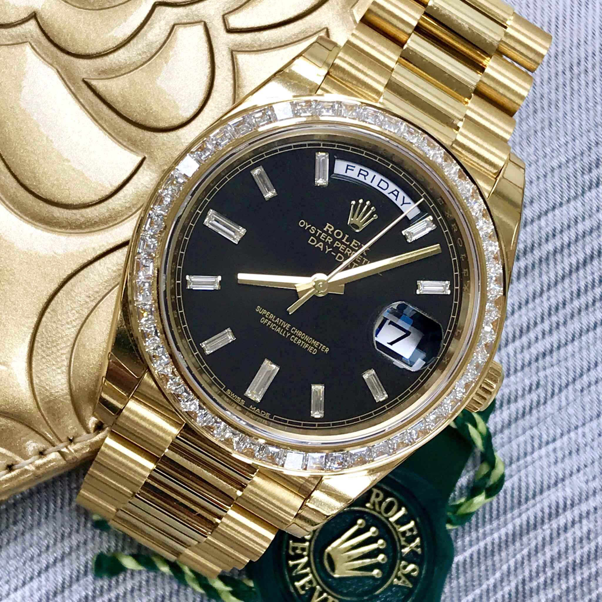 Rolex 228398TBR-0001 DAY-DATE Automatic 18kt Gold & Diamond