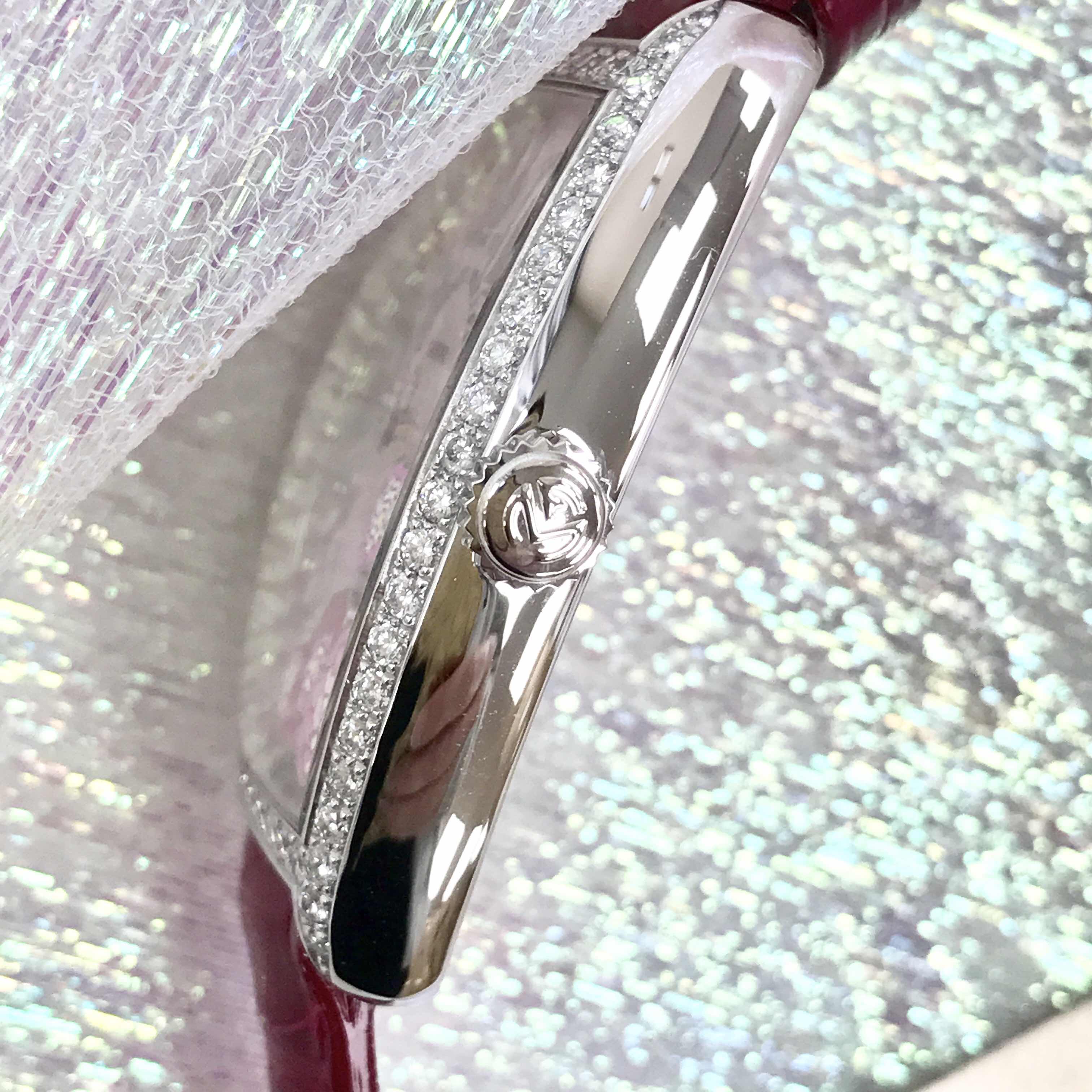 Franck Muller 2852 QZ REL MOP RS D 1R(AC) CINTREE CURVEX Quartz Stainless Steel & Diamonds