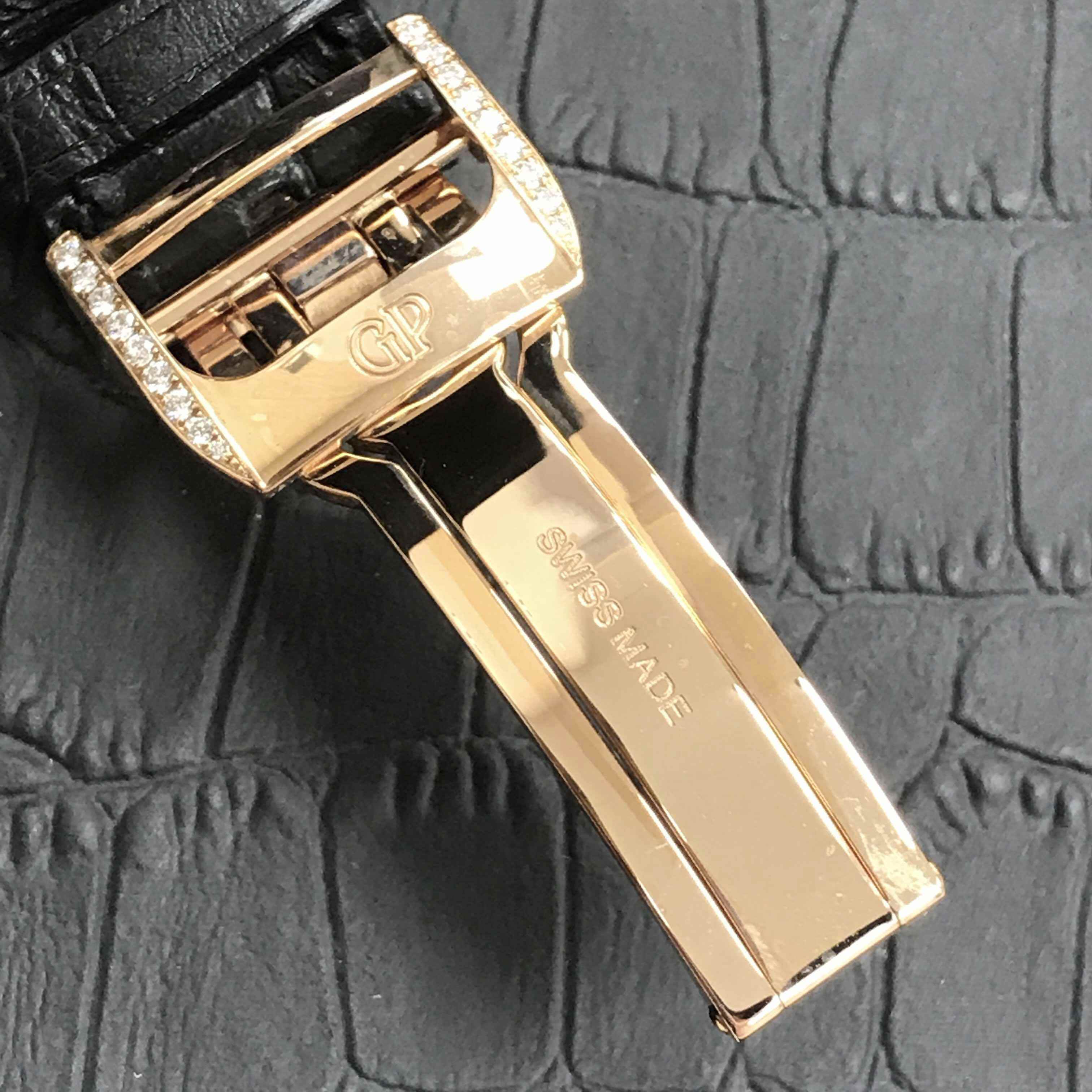Girard Perregaux 99193D52I000-BA6A BRIDGES Manual Wind 18kt Rose Gold & Diamonds