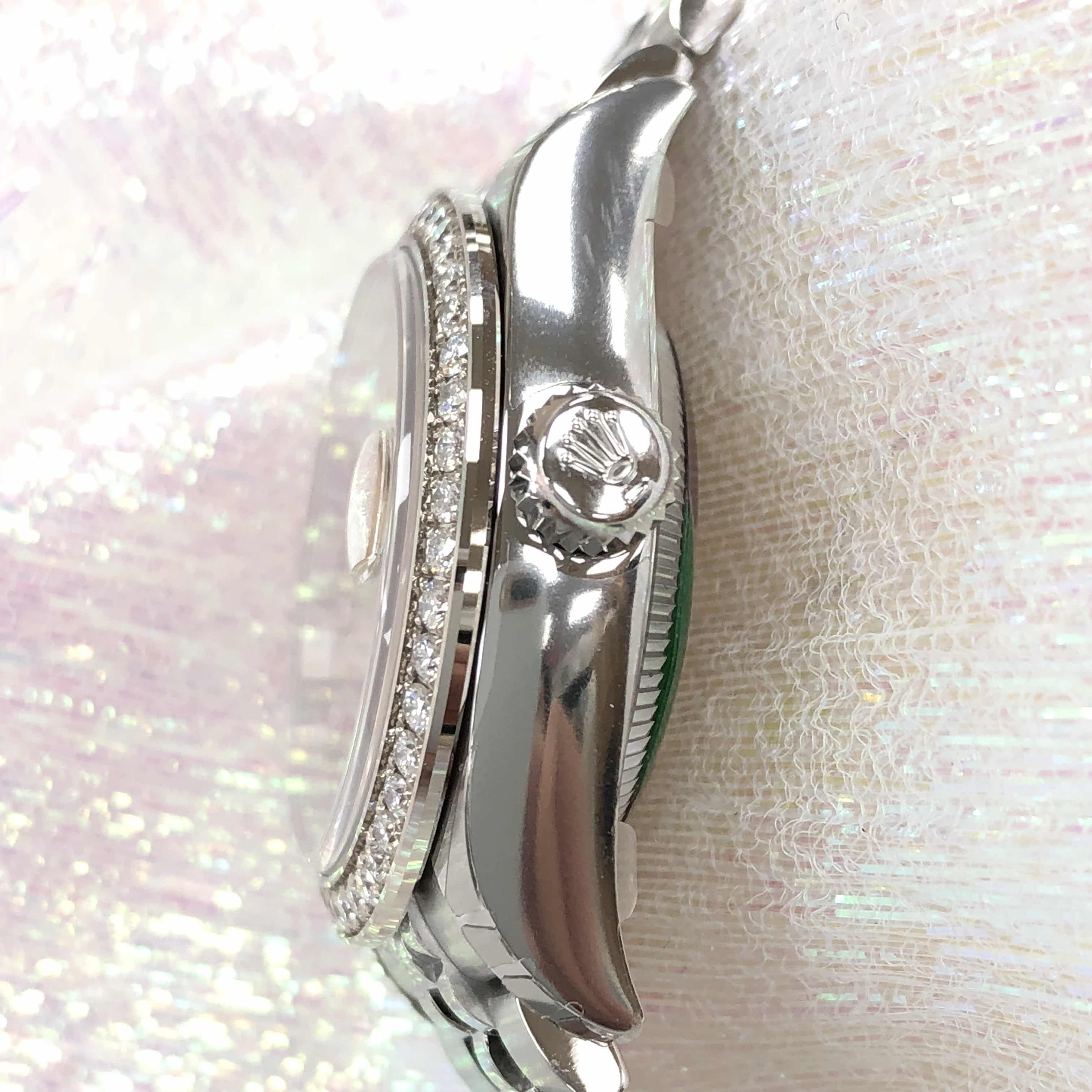 Rolex 279384RBR-0003 LADY DATEJUST Automatic 18kt White Gold & Diamond & Steel