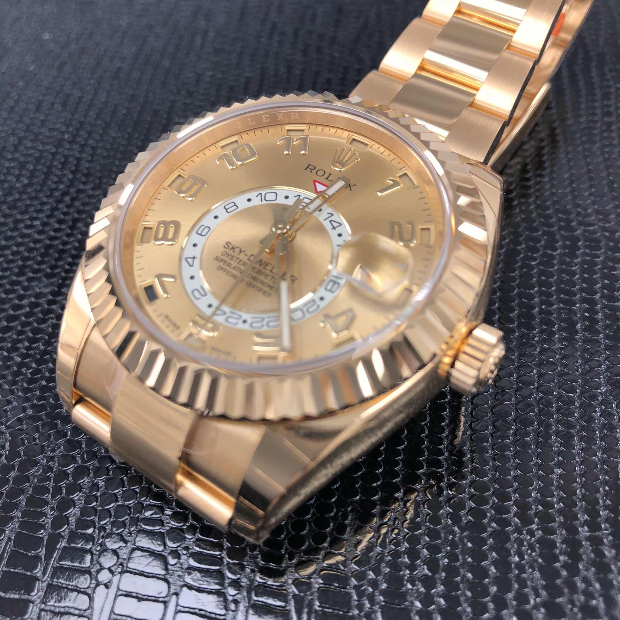 Rolex 326938 SKY-DWELLER Automatic 18kt Yellow Gold