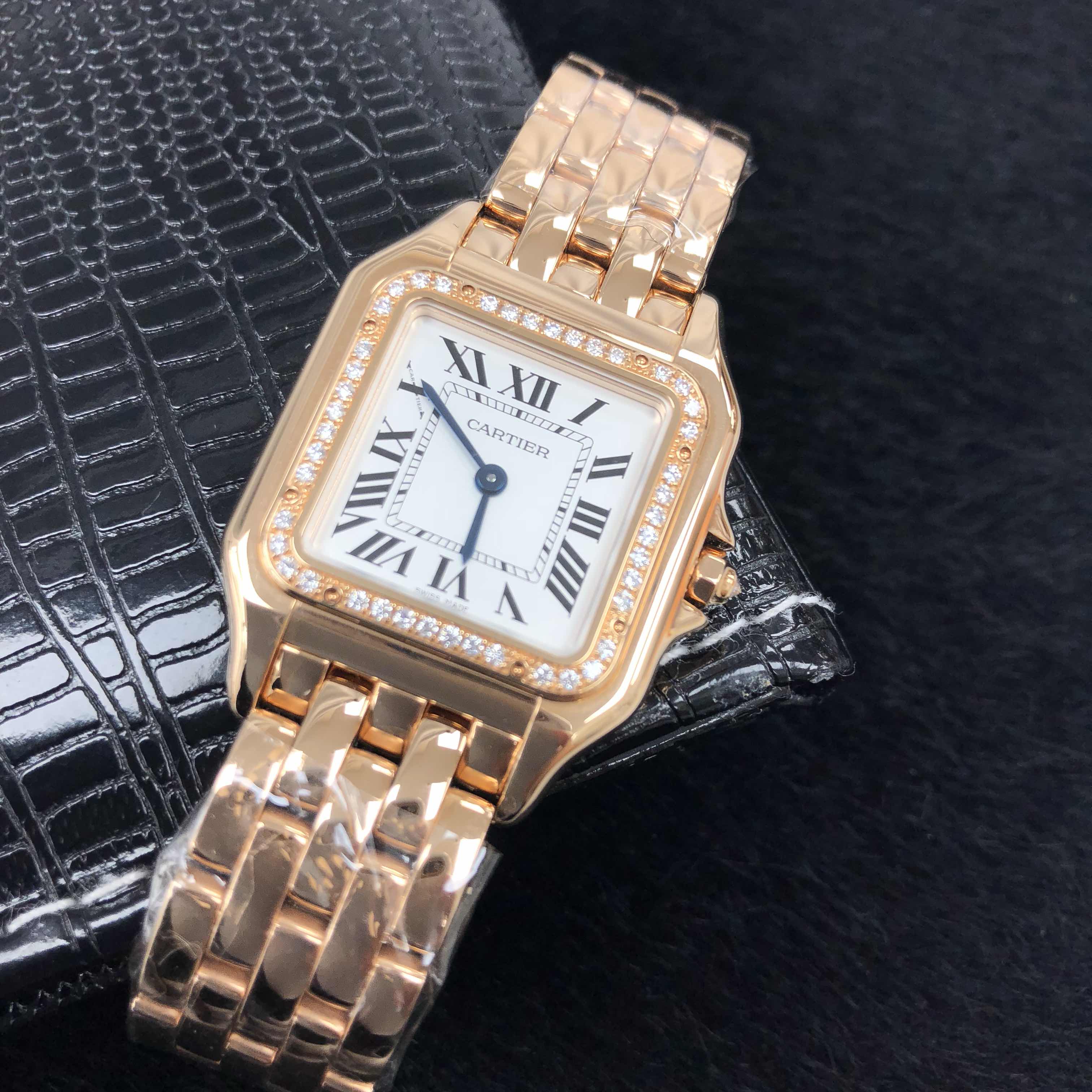 Cartier WJPN0009 PANTHeRE DE CARTIER Quartz 18kt Rose Gold & Diamonds