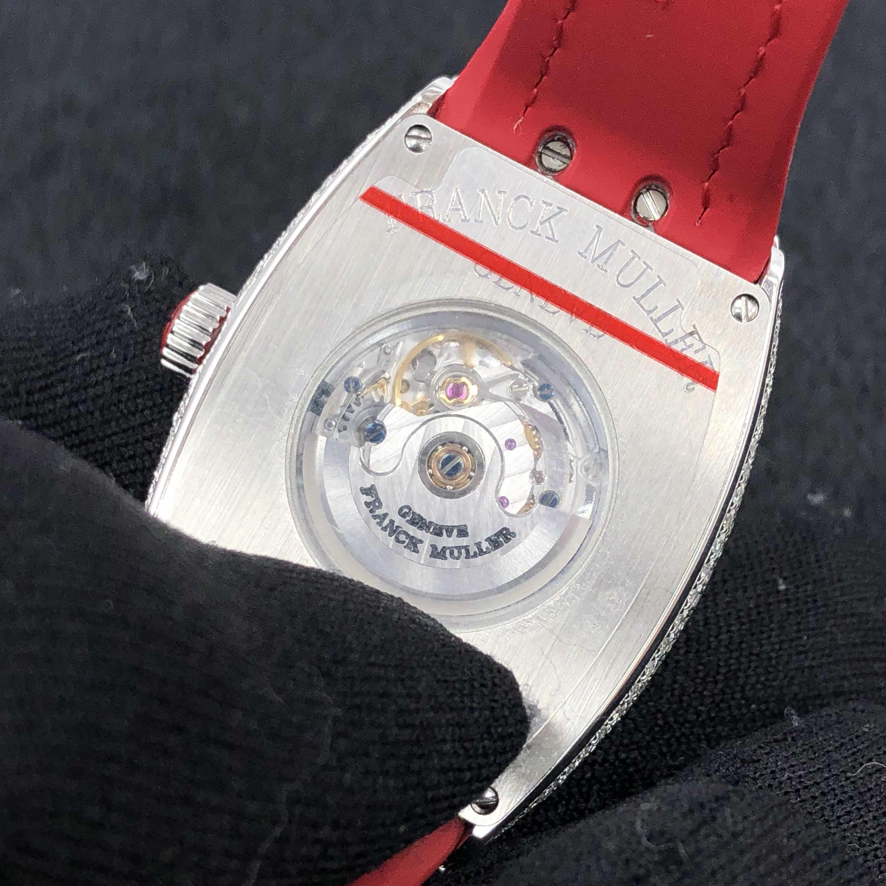 Franck Muller V 32 SC AT FO D (AC.RG) VANGUARD Automatic Stainless Steel & Diamonds