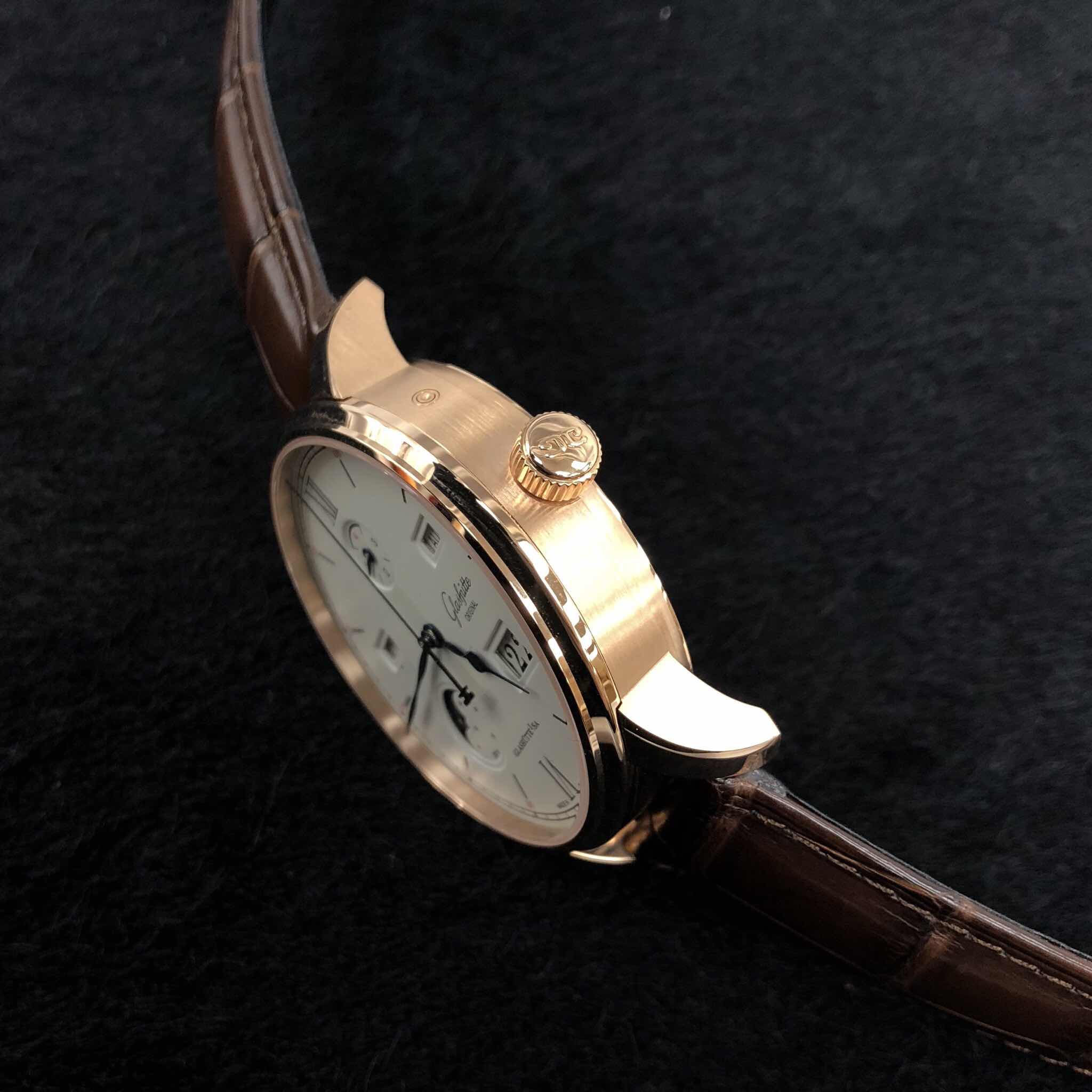 Glashutte 1-36-02-02-05-30 SENATOR MANUAL WINDING SKELETONIZED Automatic 18kt Rose Gold