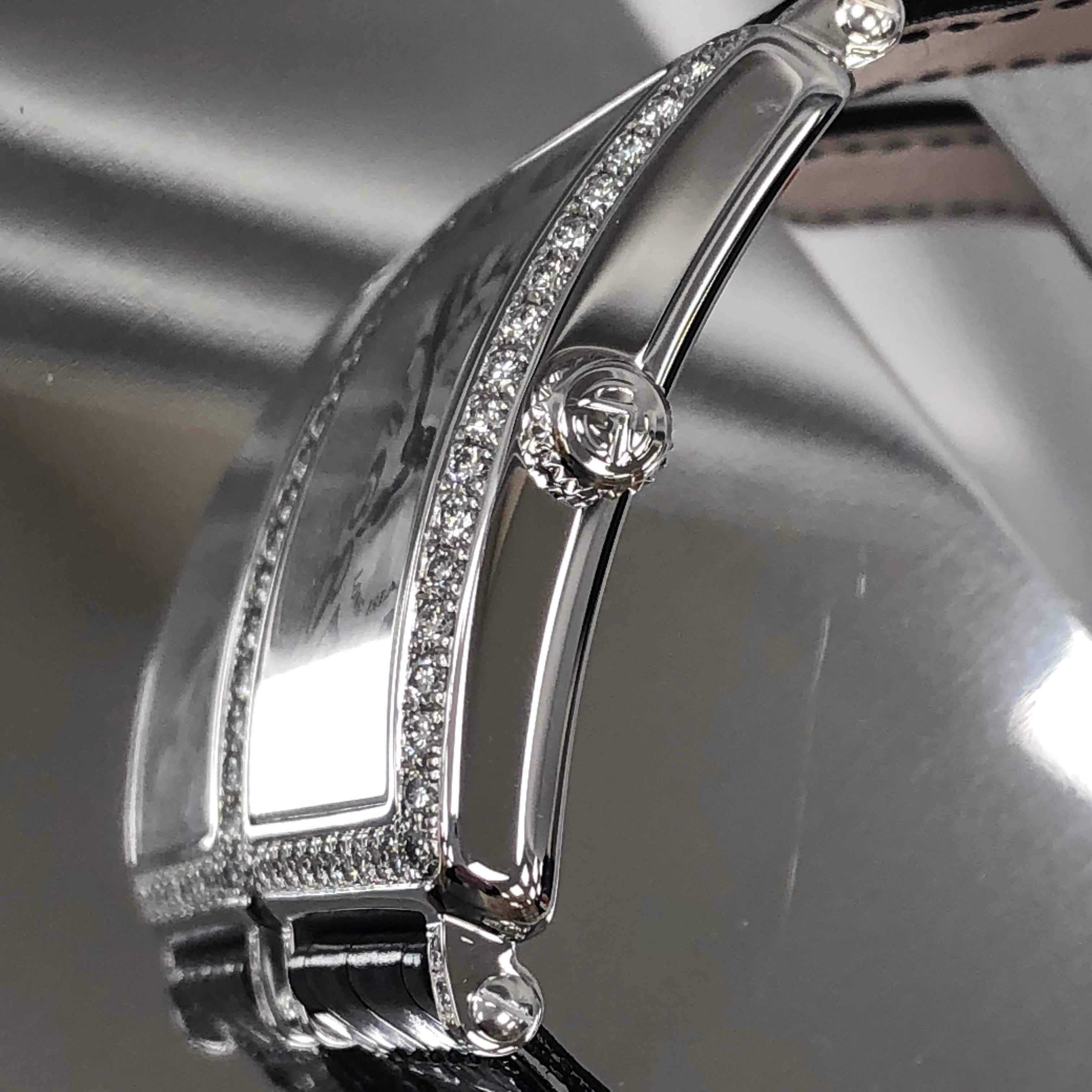 Franck Muller 952 QZ MOP D 1R (AC) LONG ISLAND Quartz Stainless Steel & Diamonds