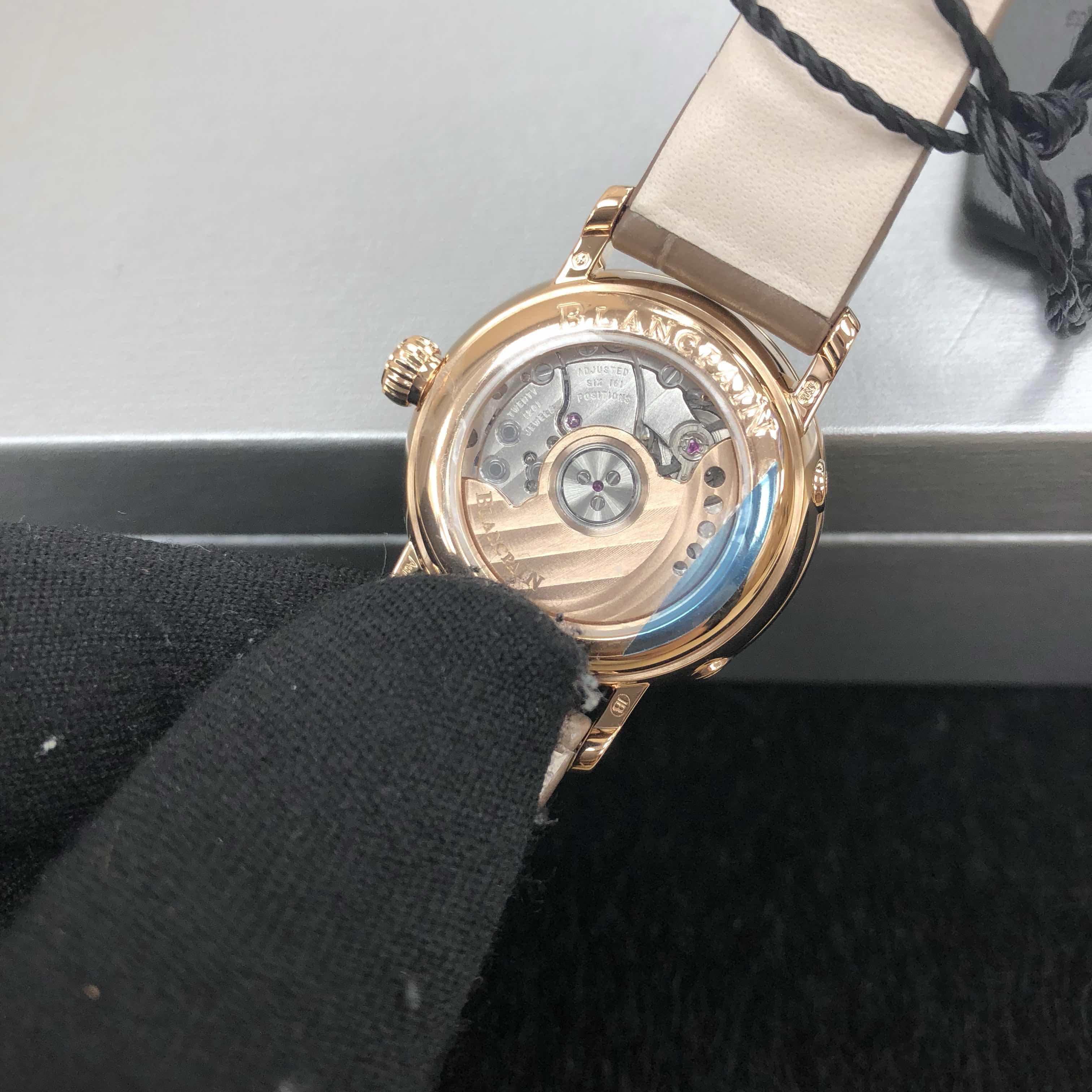Blancpain 6106-2987-55A VILLERET Automatic 18kt Rose Gold & Diamonds