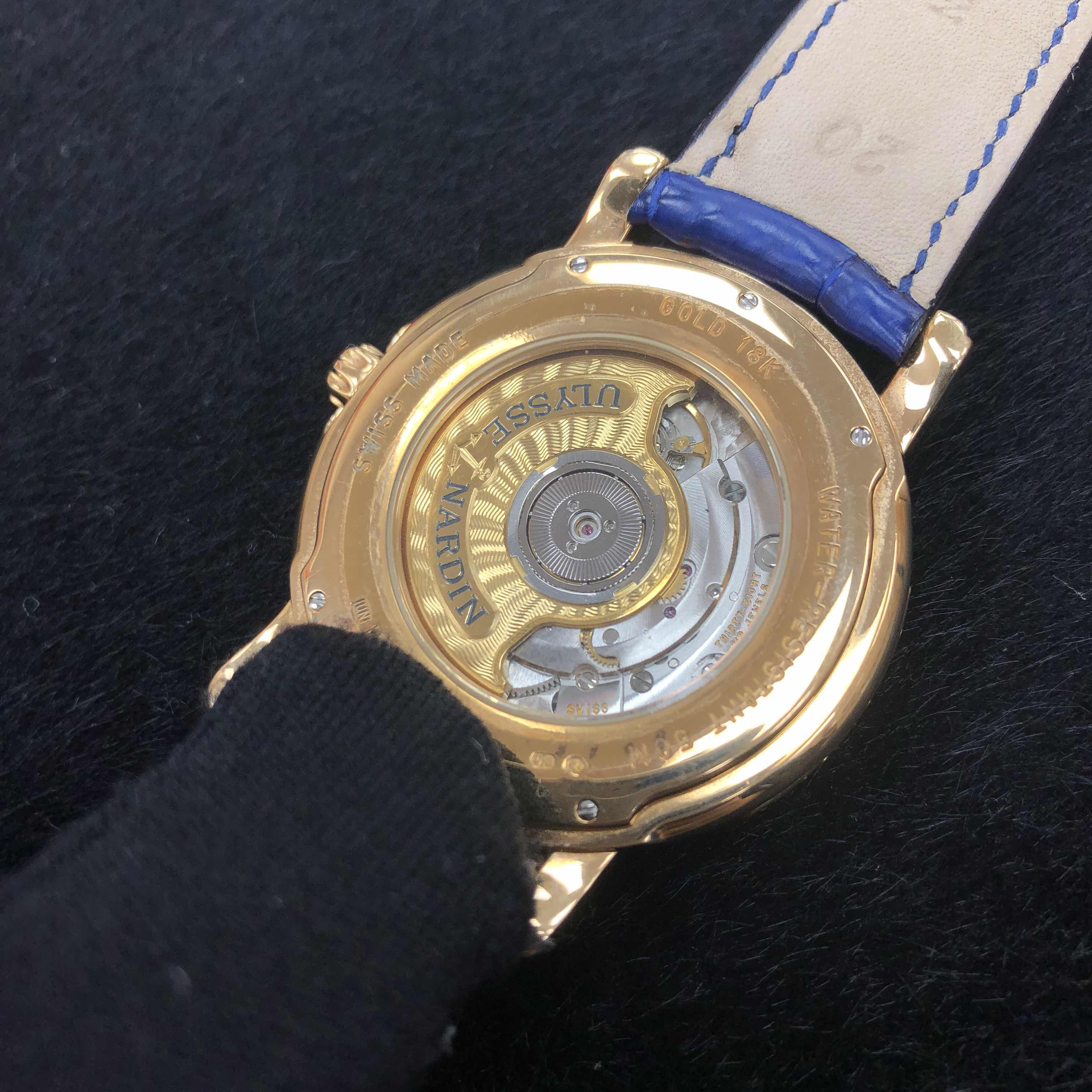 Ulysse Nardin 136-11/FLC Automatic 18kt Rose Gold