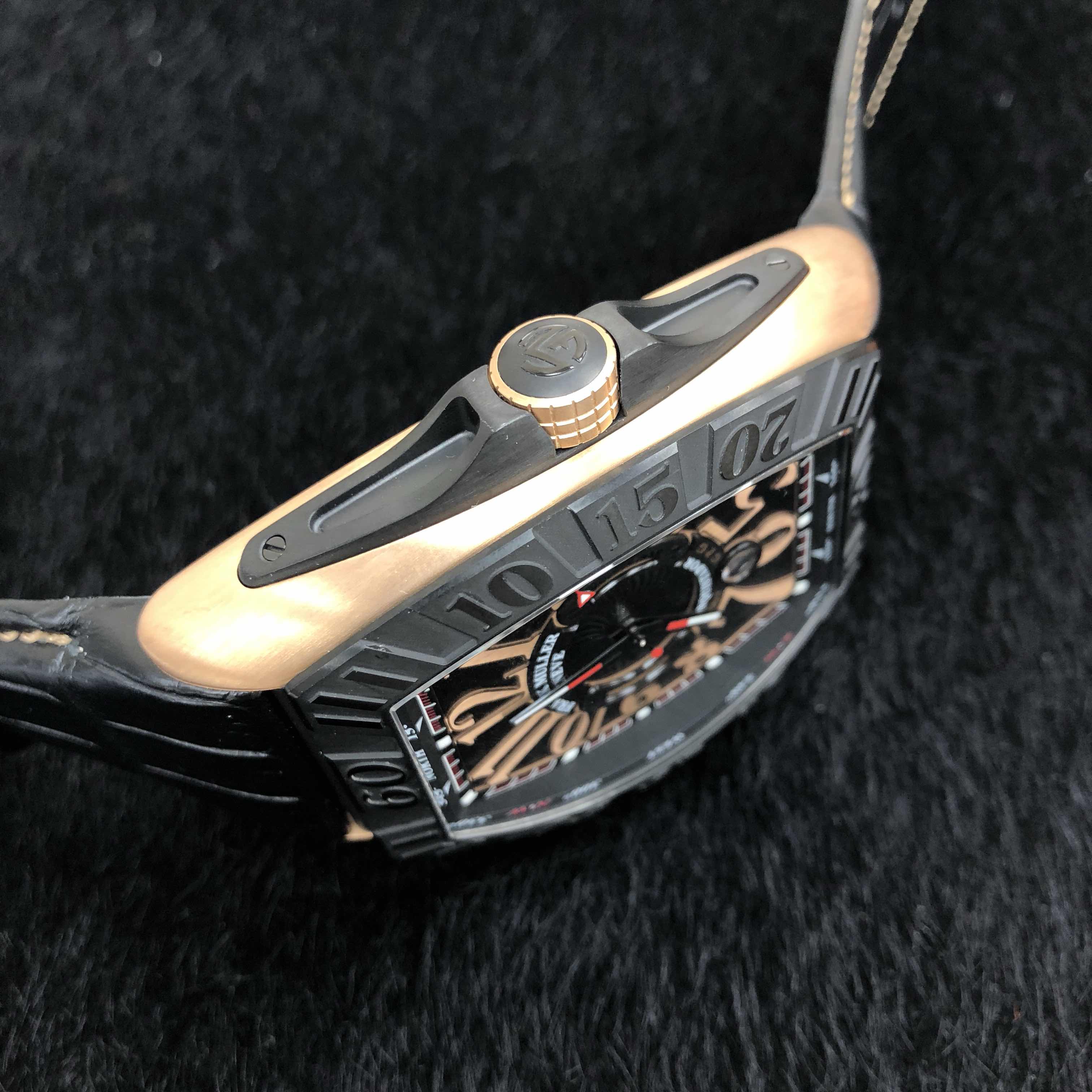 Franck Muller 9900 SC DT GPG (TT.NR.5N) CONQUISTADOR GPG Automatic 18kt Rose Gold & Steel