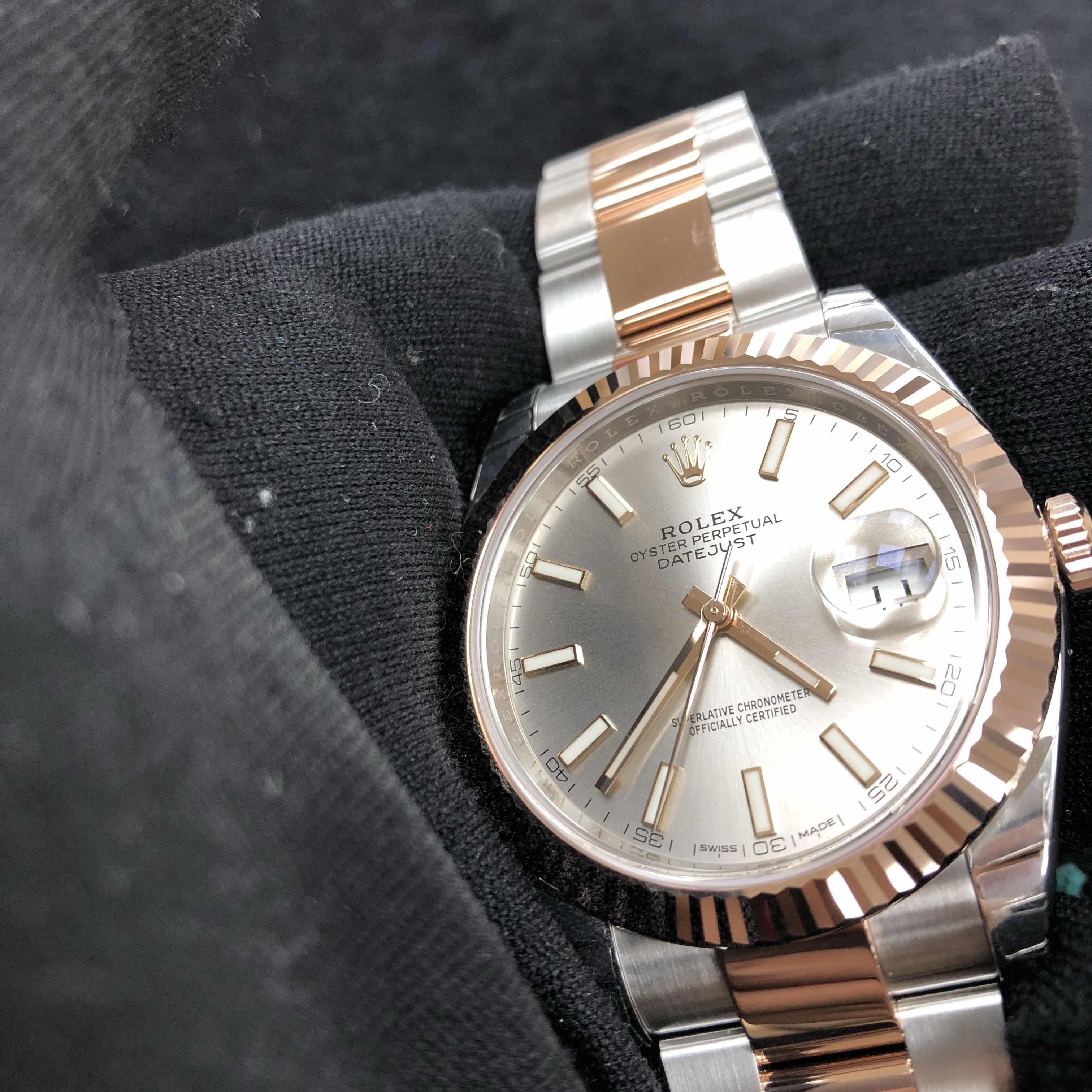 Rolex 126331SV_O DATEJUST Automatic 18kt Rose Gold & Steel
