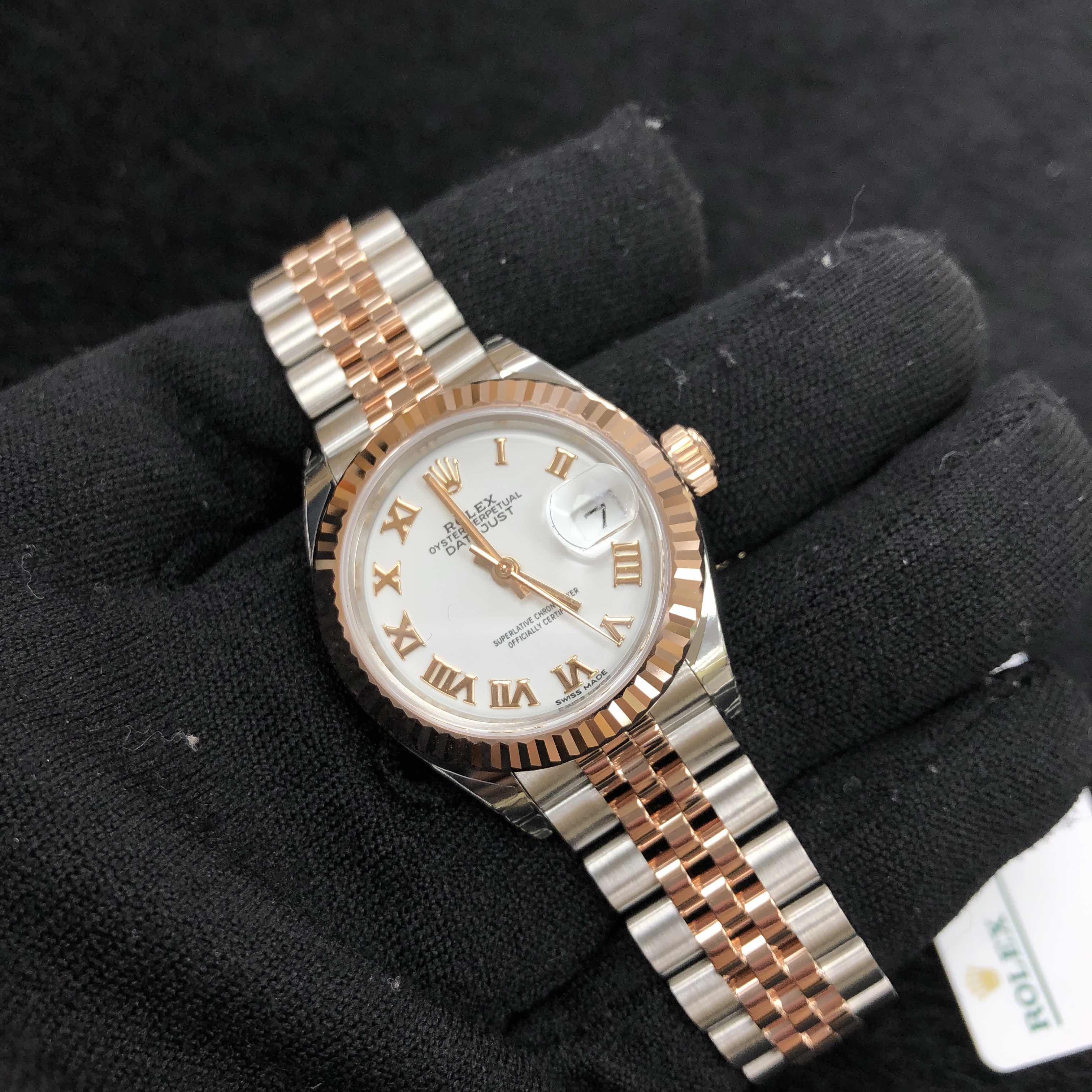 Rolex 279171WTRN_J LADY DATEJUST Automatic 18kt Rose Gold & Steel