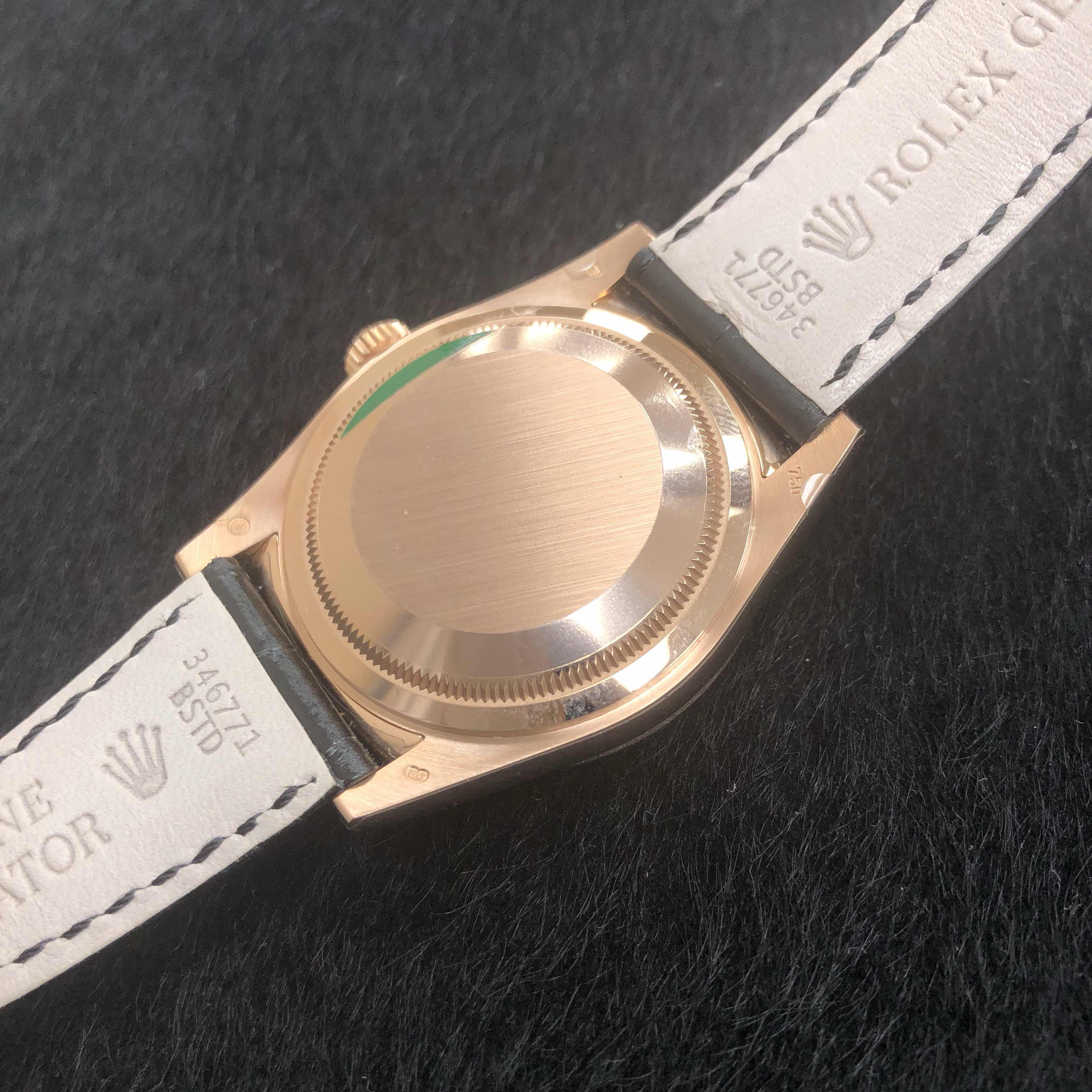 Rolex 118135GY DAY-DATE Automatic 18kt Rose Gold
