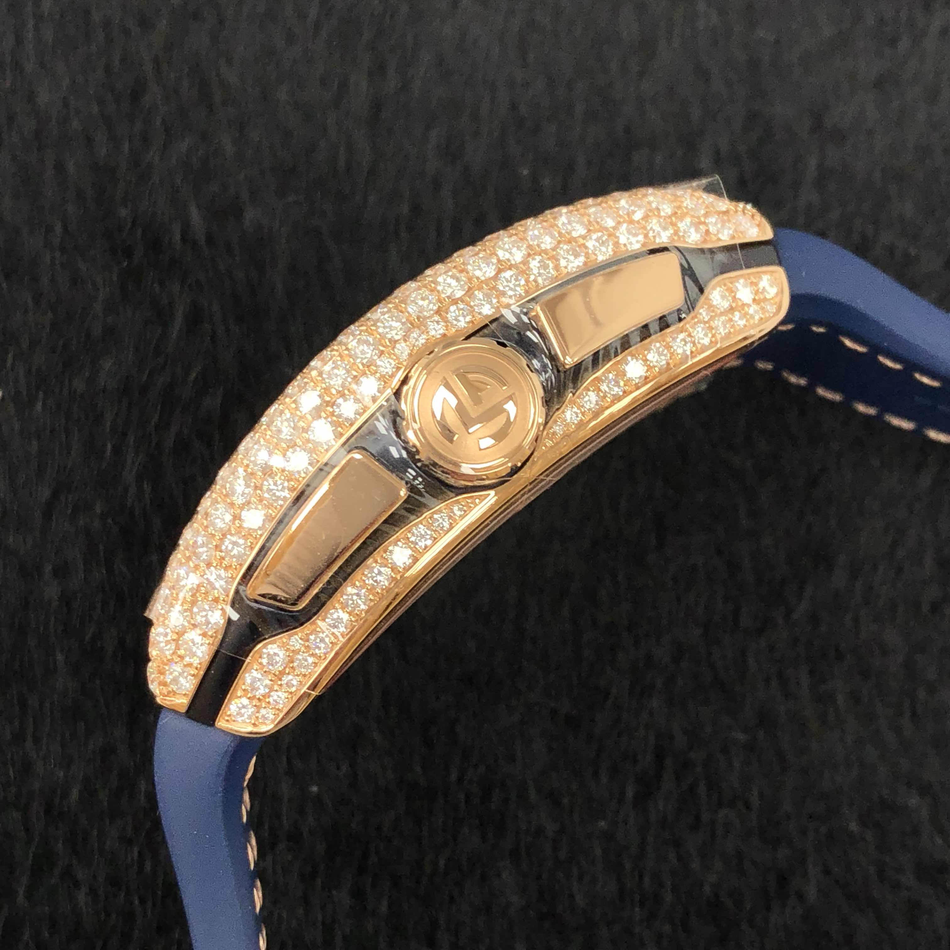 Franck Muller V 45 CC DT D YACHTING (5N) VANGUARD Automatic 18kt Rose Gold & Diamonds