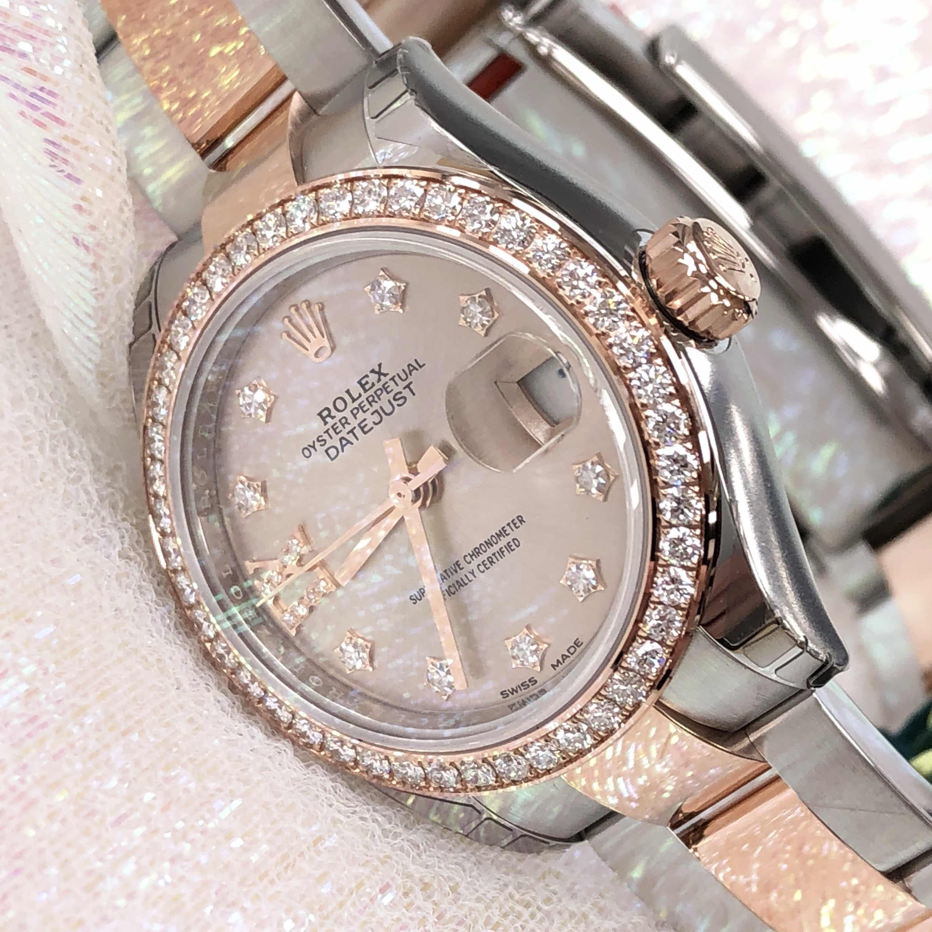 Rolex 279381RBR-PKG17IX_O LADY DATEJUST Automatic 18kt Rose Magic & Diamond
