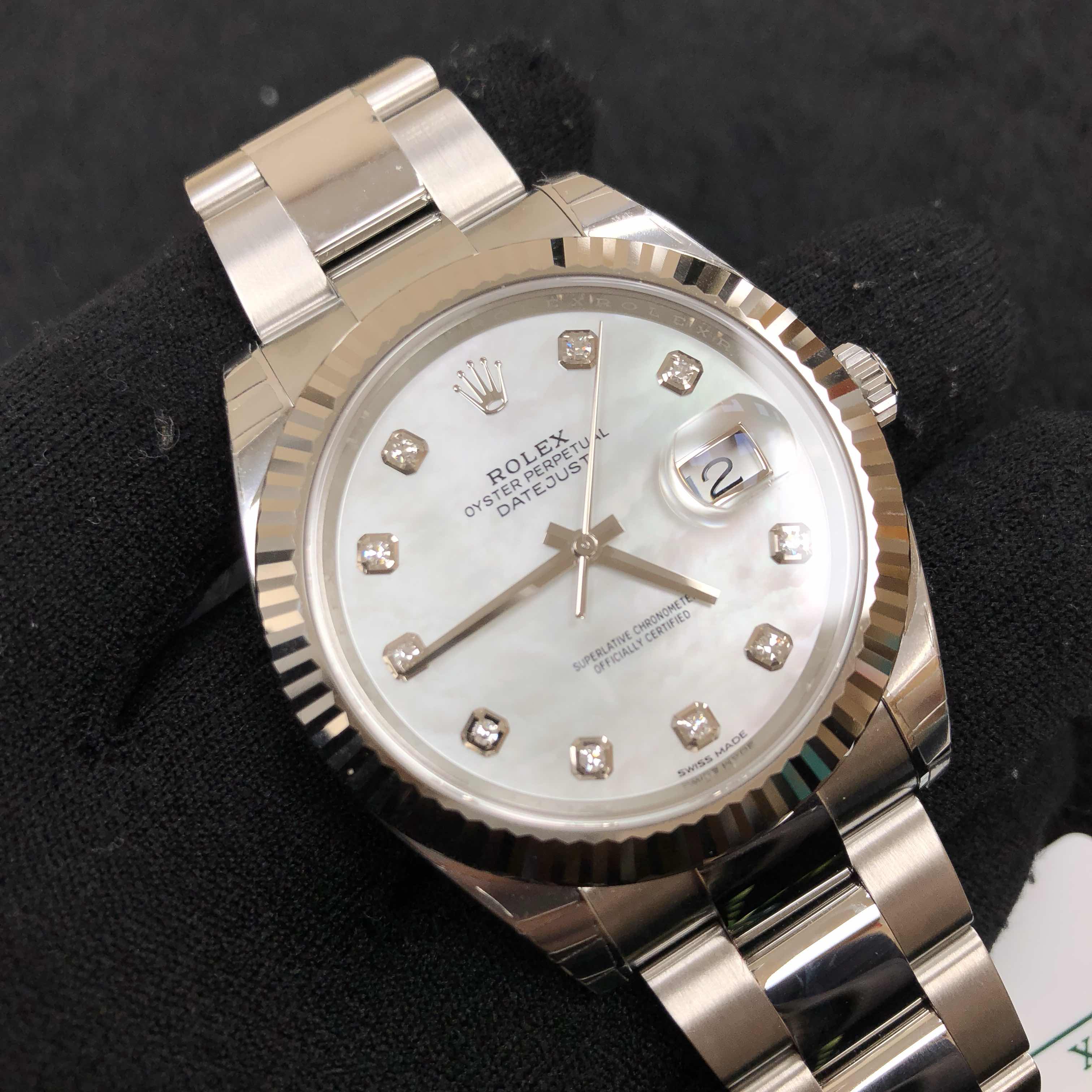 Rolex 126334-0019 DATEJUST Automatic 18kt White Gold & Steel