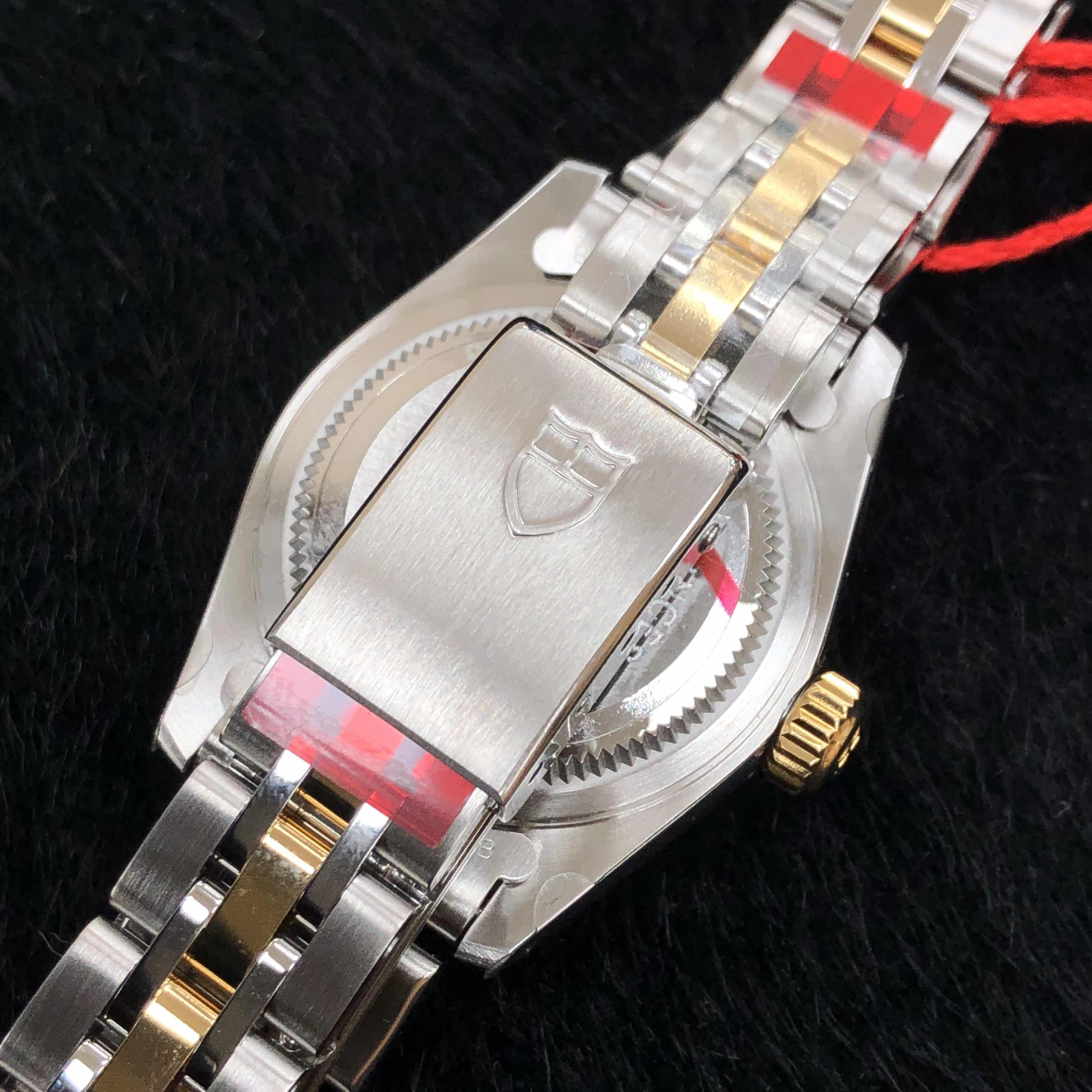 Tudor 92413-62433-246810AR-BK PRINCESS DATE Automatic 18kt Gold & Steel