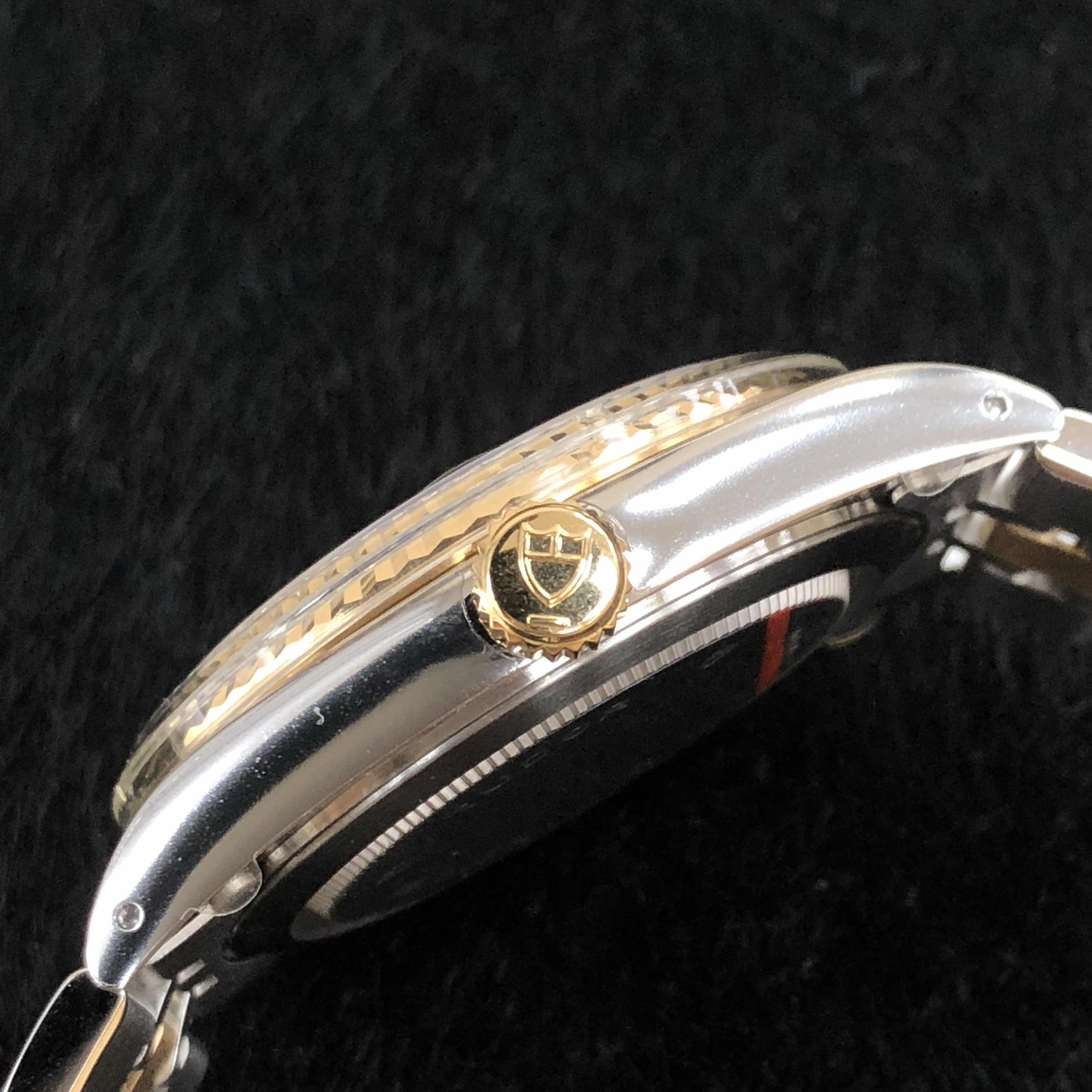 Tudor 76213-62483-BK PRICE DATE-DAY Automatic 18kt Gold & Steel