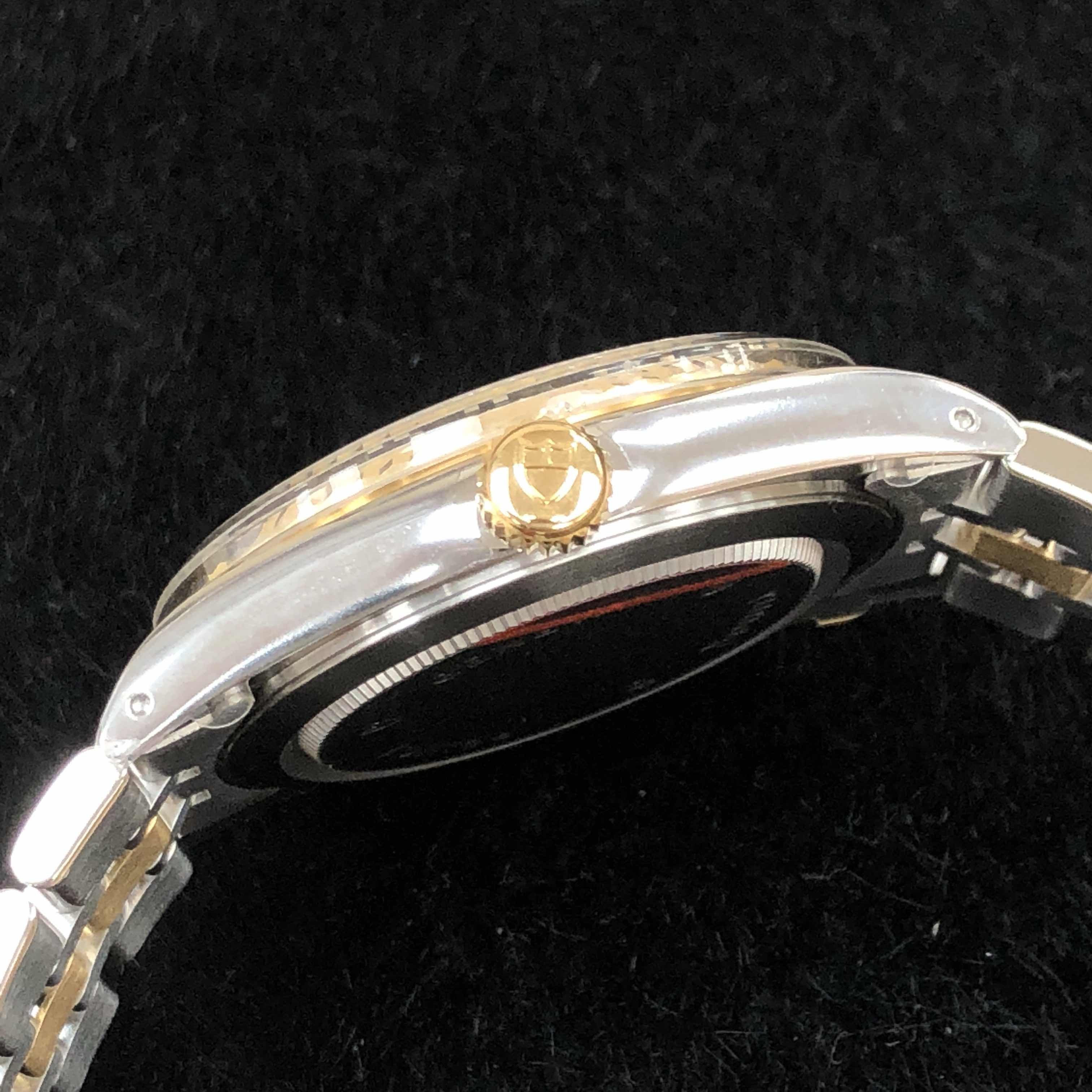 Tudor 76213-62483-246810AR-BK PRICE DATE-DAY Automatic 18kt Gold & Steel