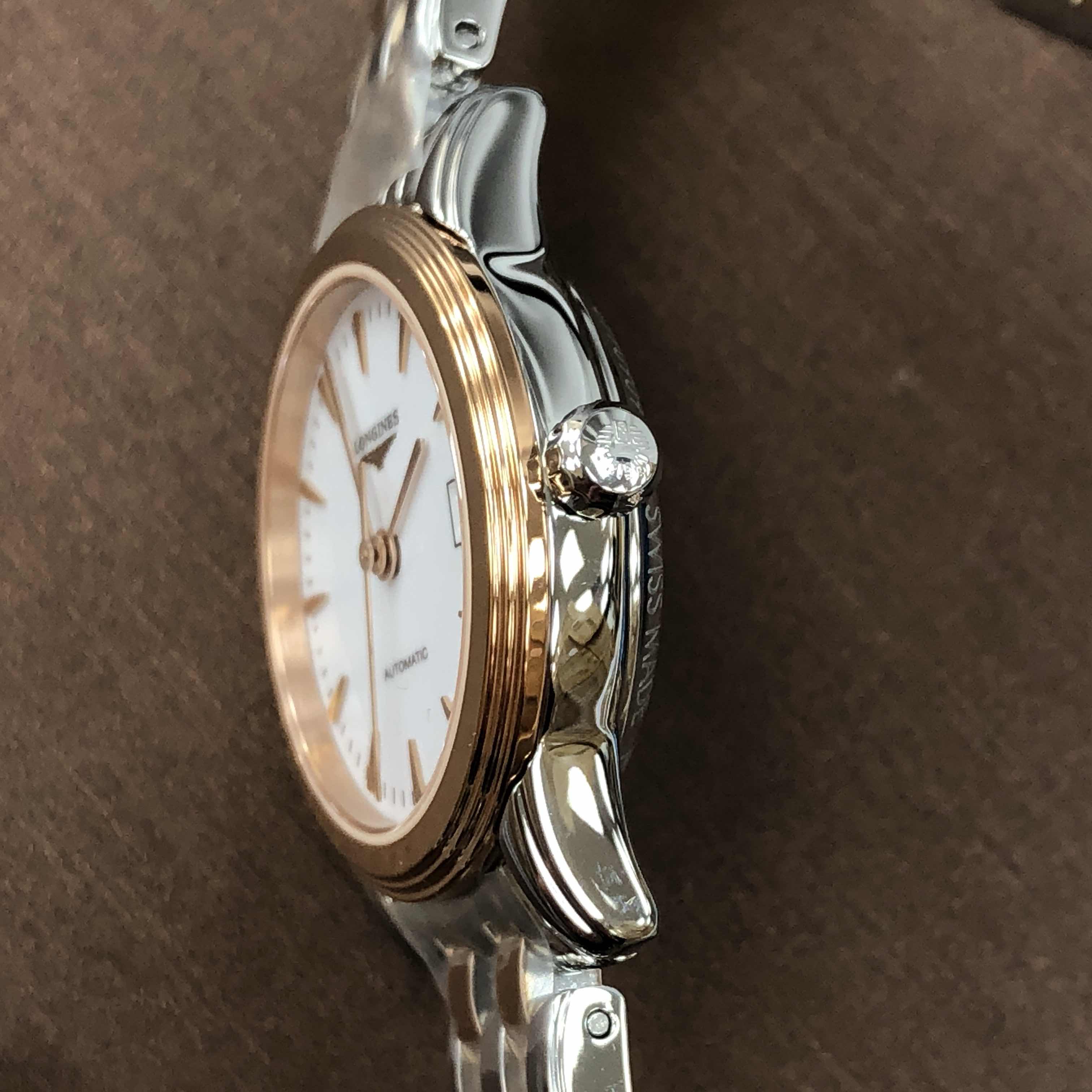 Longines L4.274.3.92.7 FLAGSHIP Automatic 18kt Rose Gold & Steel
