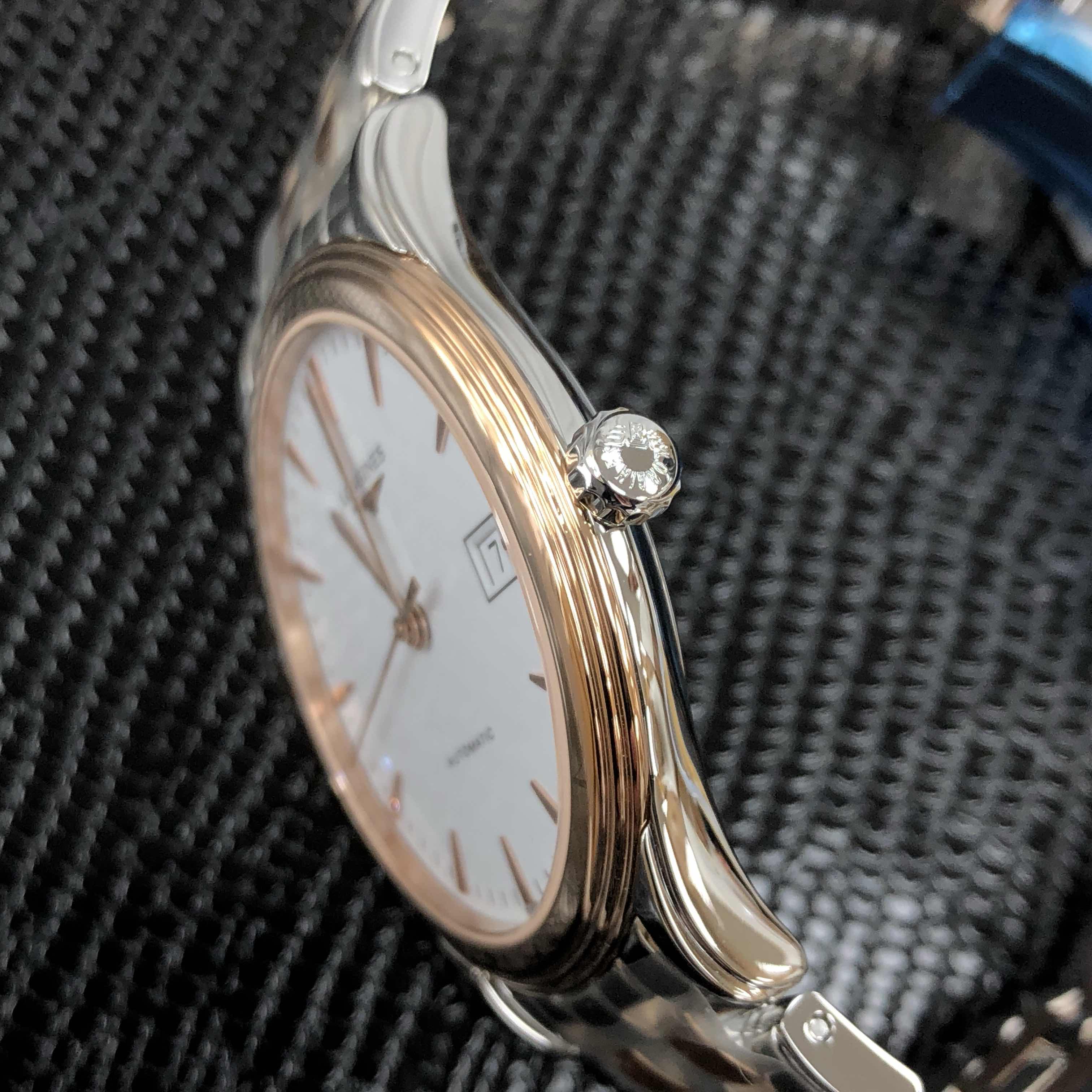 Longines L4.874.3.92.7 FLAGSHIP Automatic 18kt Rose Gold & Steel