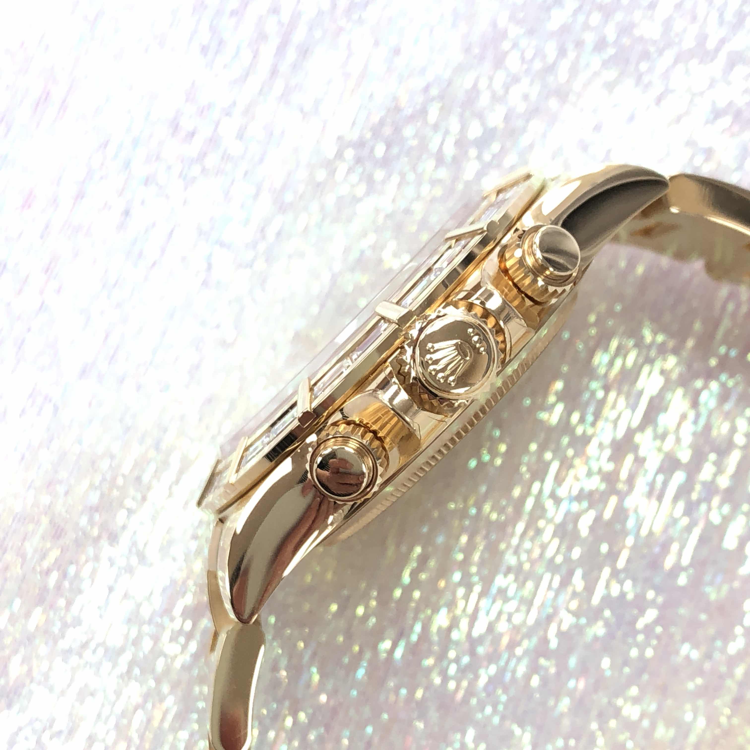 Rolex 116568BR DAYTONA Automatic 18kt Gold & Diamond