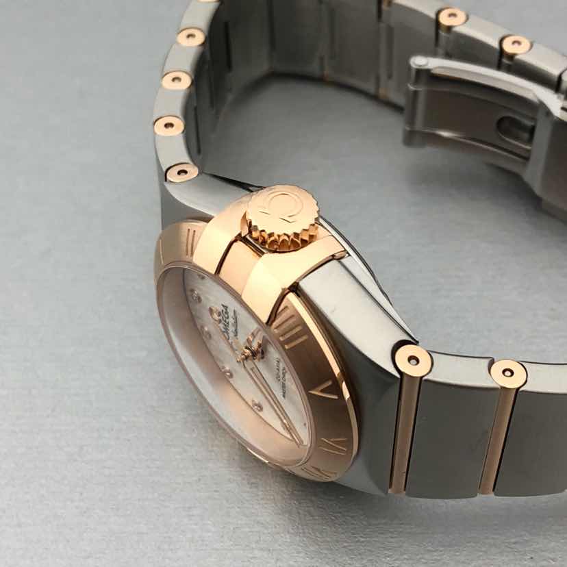 Omega 127.20.27.20.52.001 CONSTELLATION Automatic 18kt Rose Gold & Steel