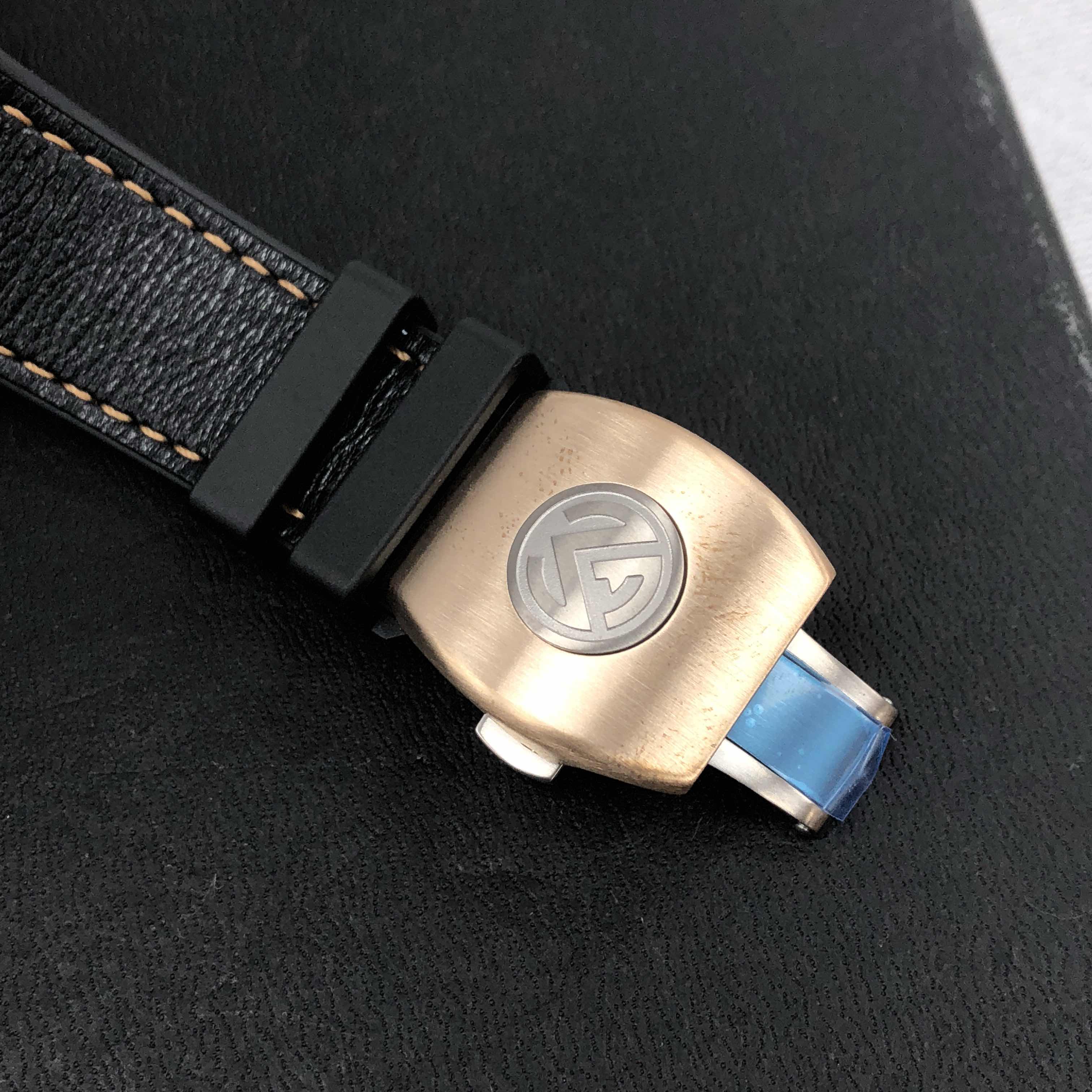 Franck Muller V 45 SC DT CIR (BZ.NR.BR) - BLACK VANGUARD Automatic 18kt Rose Gold & Steel