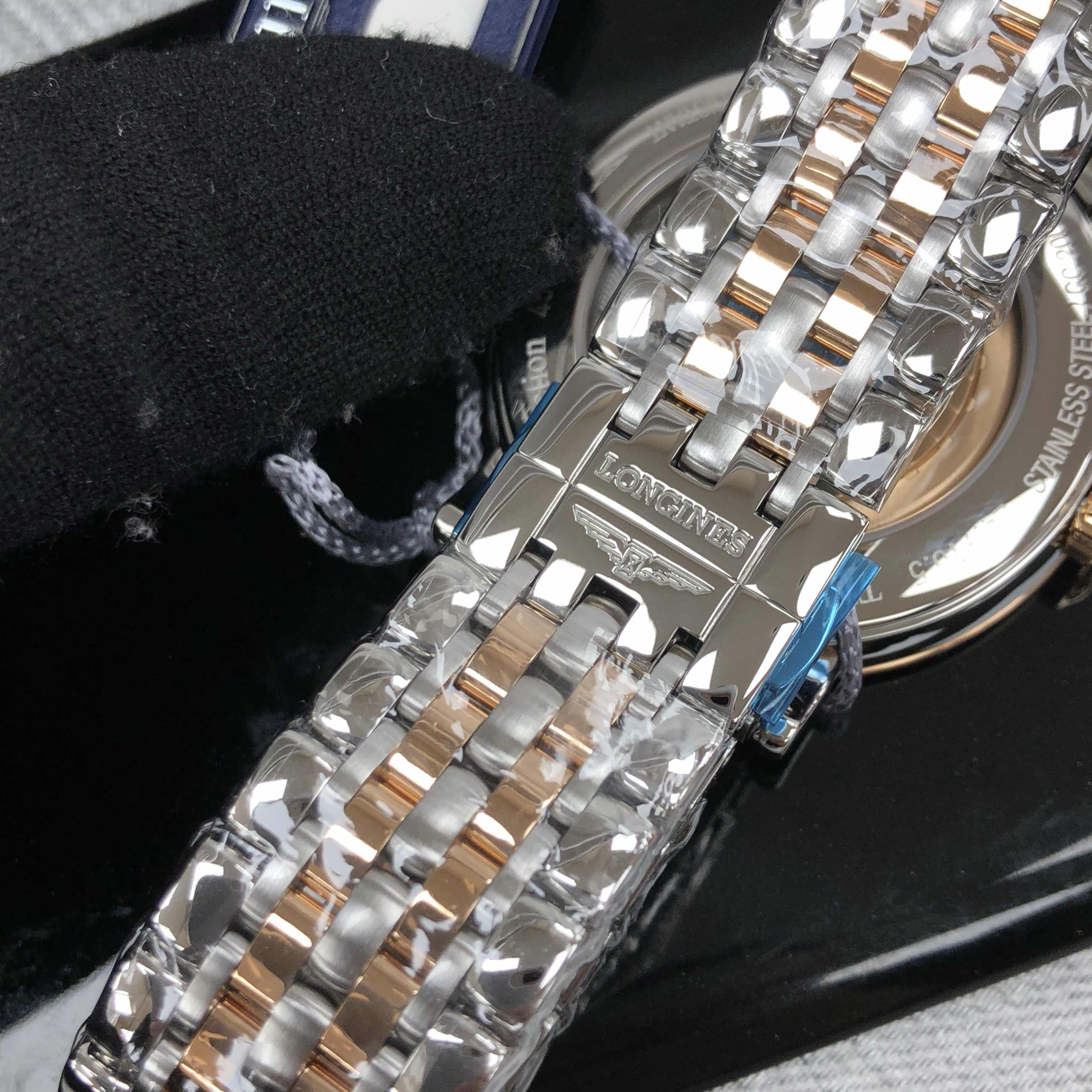 Longines L4.910.5.12.7 ELEGANT Automatic 18kt Rose Gold & Steel