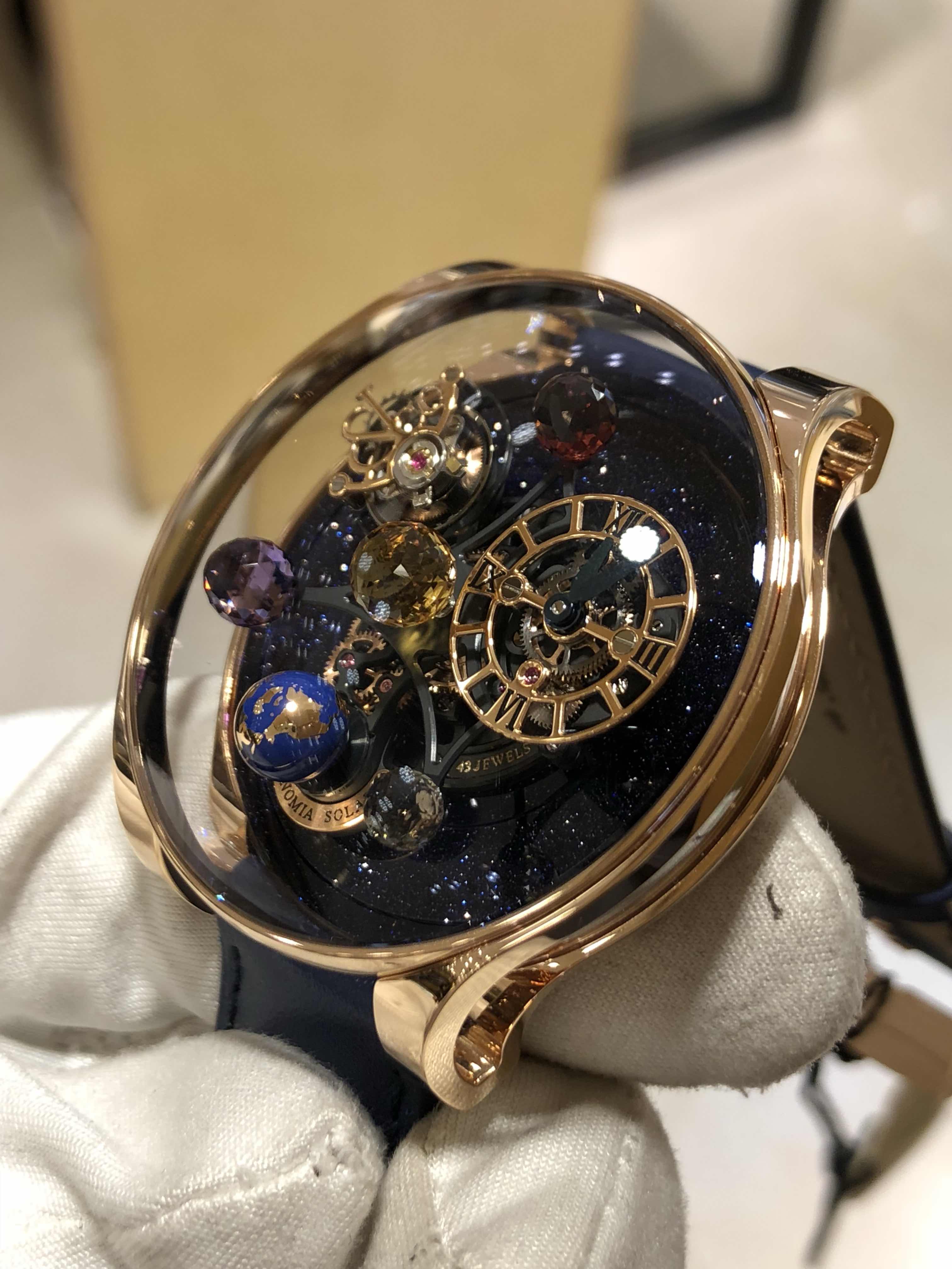 Jacob & Co AS300.40.AS.AK.A FL4A ASTRONOMIA SOLAR Manual Wind 18kt Rose Gold