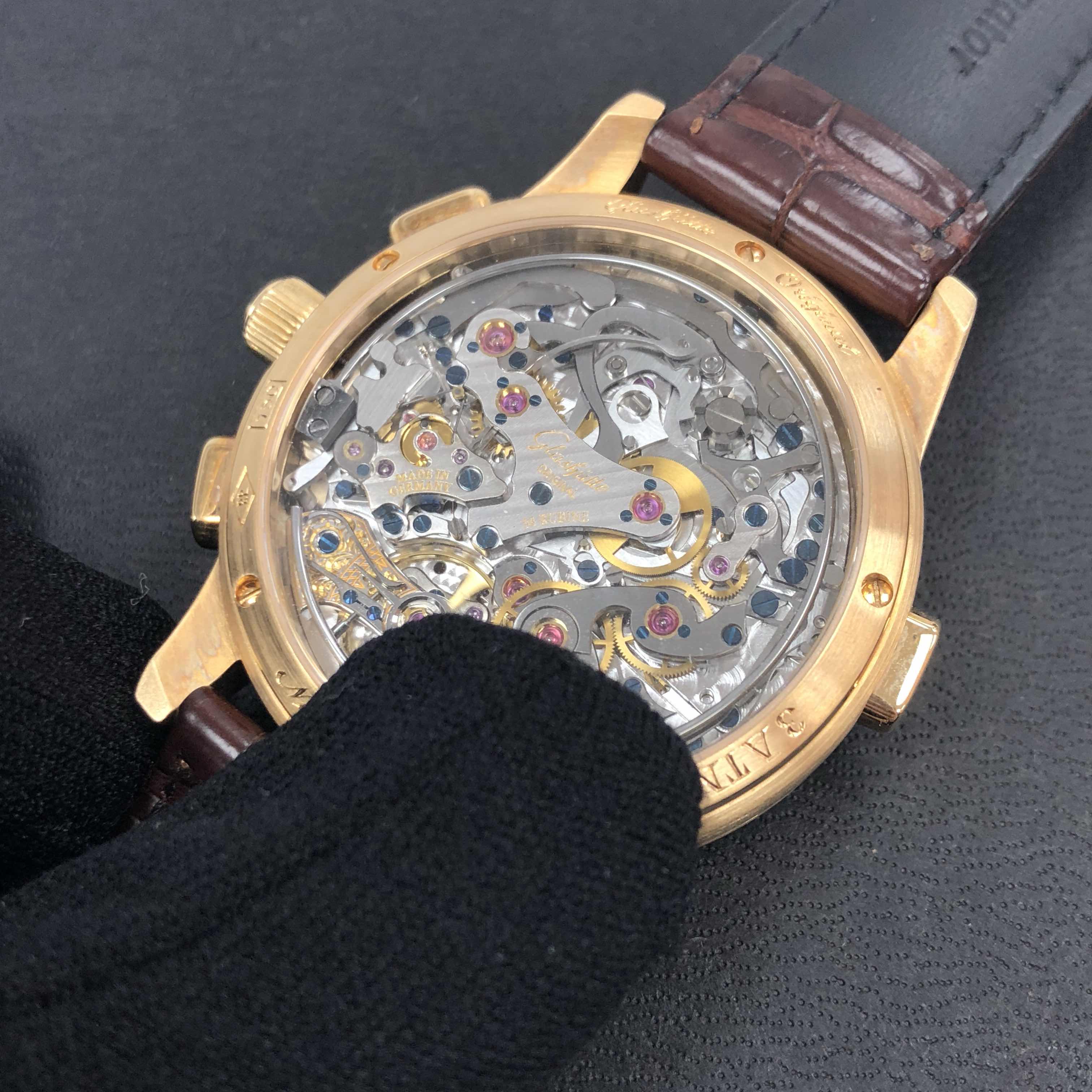 Glashutte 60-01-03-03-06 PANO Manual Wind 18kt Rose Gold