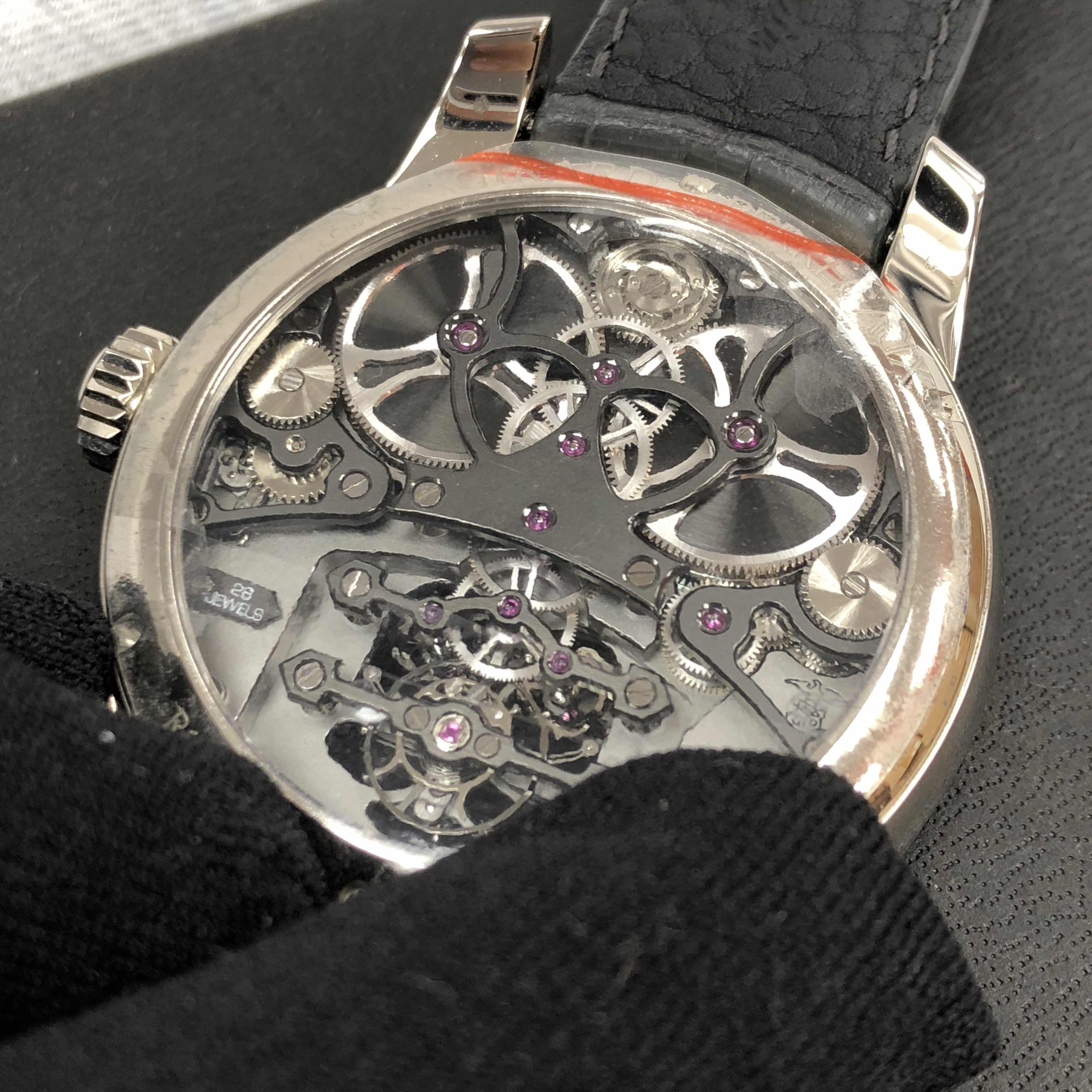 Girard Perregaux 93500-53-131-BA6E BRIDGES Manual Wind 18kt White Gold